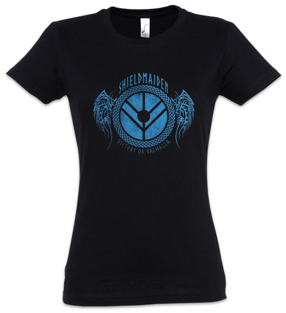 Urban Backwoods Print-Shirt Shieldmaiden I Damen günstig online kaufen