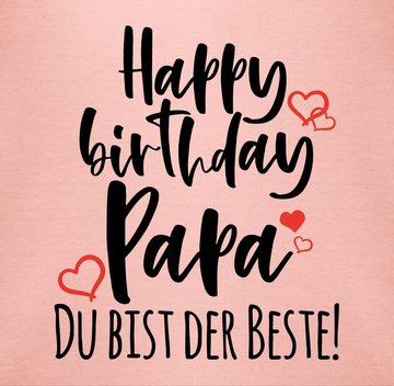 Shirtracer Shirtbody Happy Birthday Papa Strampler Baby Mädchen & Junge