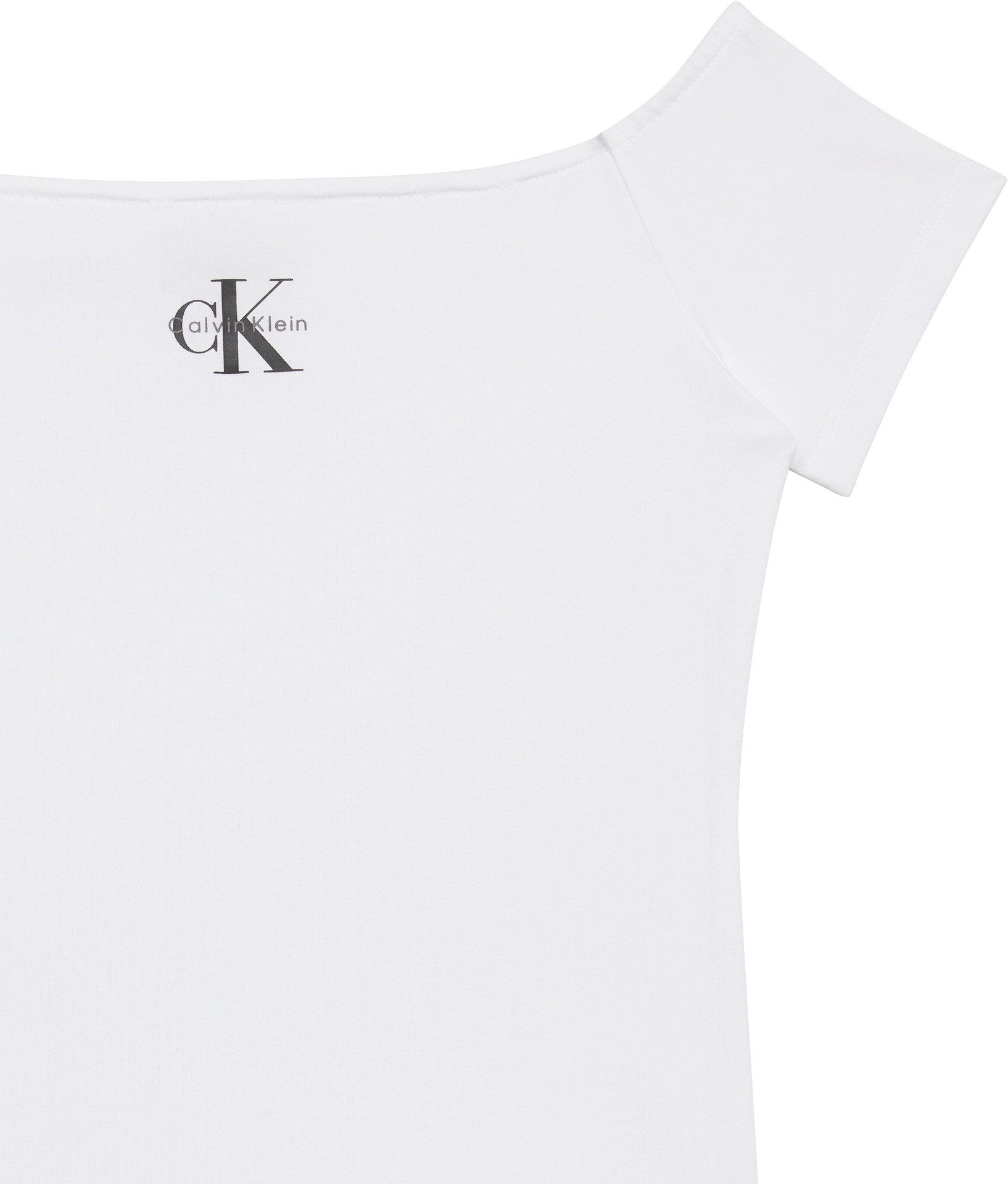 Calvin Klein Jeans Blusentop MNGRM OFF SHLDR STRT Mit tiefem Rundhalsausschnitt