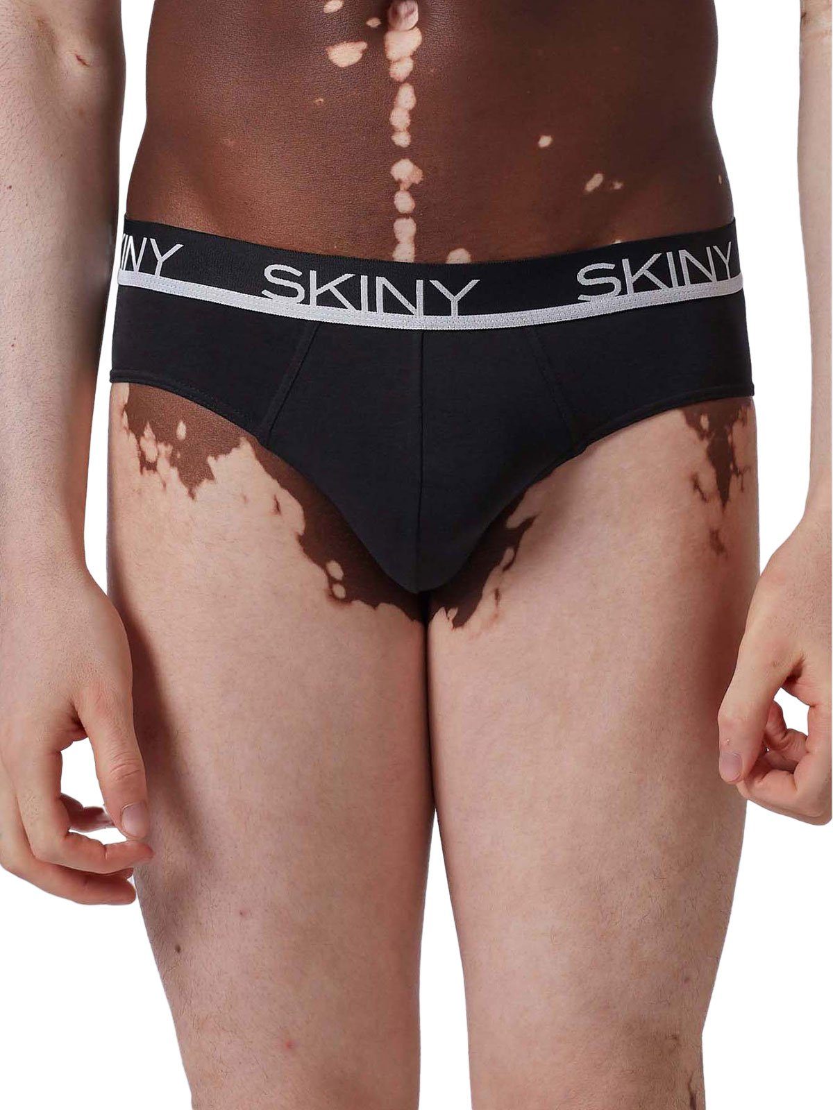 Skiny Slip Herren Brasil Slip 3er Pack Cotton Multipack (Packung, 3-St) biologisch abbaubar