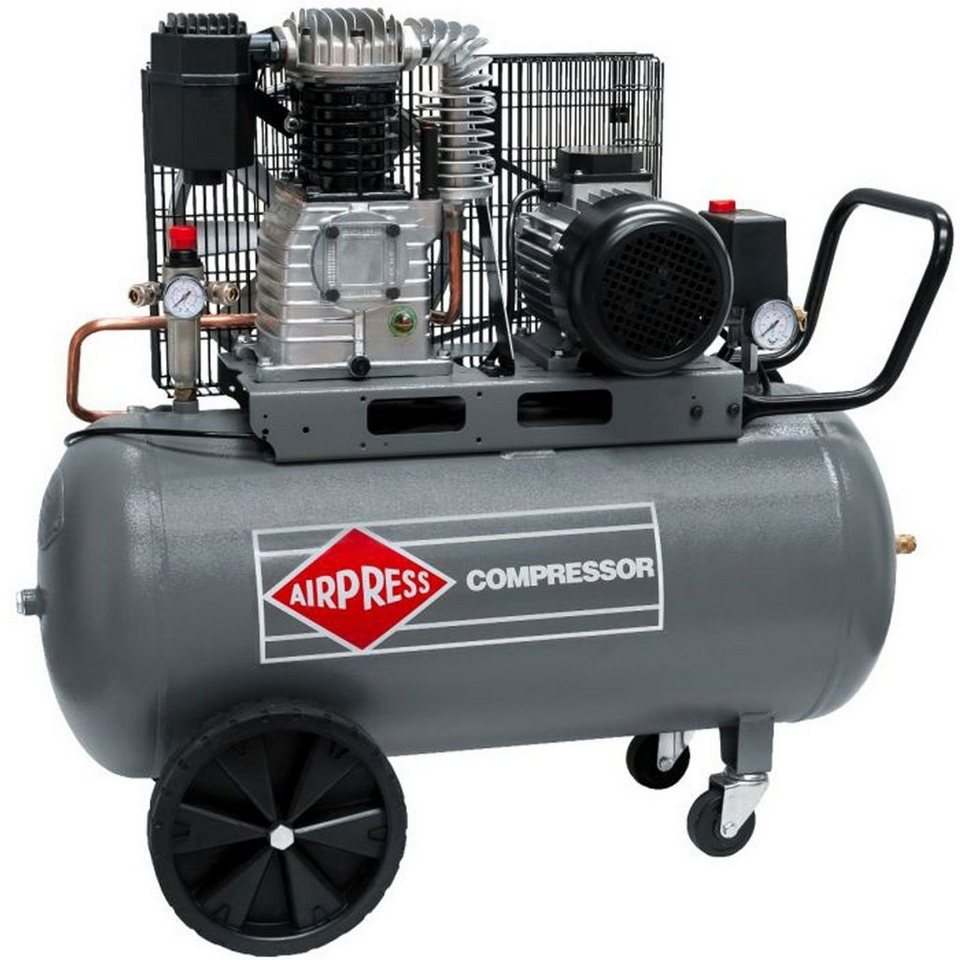 Airpress Kompressor Druckluft- Kompressor 3,0 PS 100 Liter 10 bar HK  425-100 Typ 360501, max. 10 bar, 100 l, 1 Stück