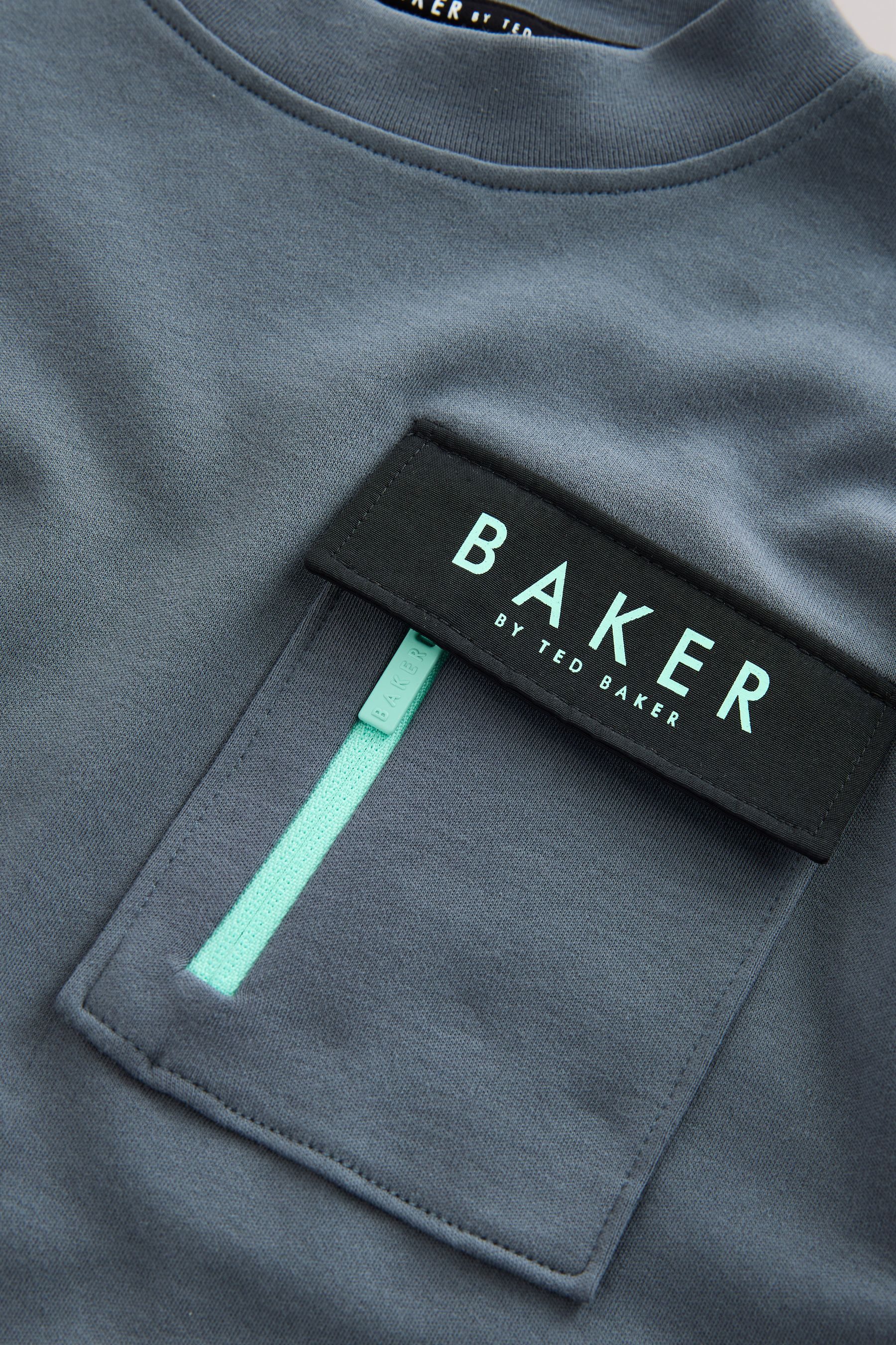 Baker by Ted Baker T-Shirt Baker by Ted Baker Oversize-T-Shirt mit Tasche (1-tlg)