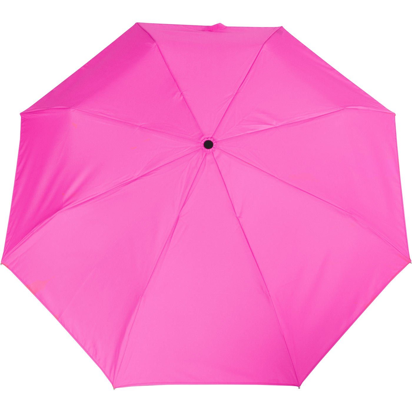 - - neon-pink Taschenregenschirm extra Ultra mit Dach Light farbenfroh iX-brella leicht, Mini großem