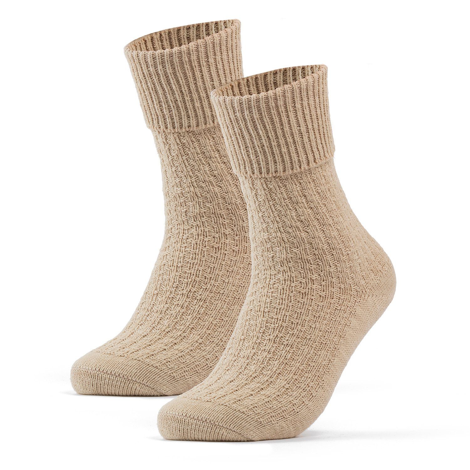 1er (Modell: Trachtensocken Pack Herren Kurze Grau OC-Ludwig) Stockerpoint Trachtensocken (1-Paar)