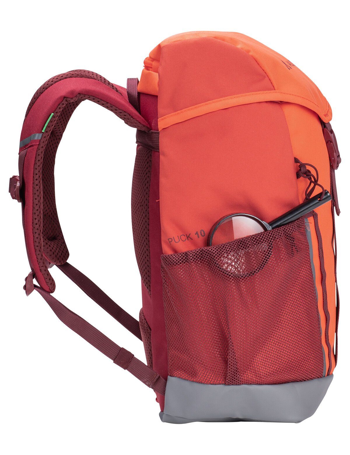 VAUDE Trekkingrucksack Puck 10, Kinderrucksack inklusive Regenhülle und Sitzmatte, 10 Liter