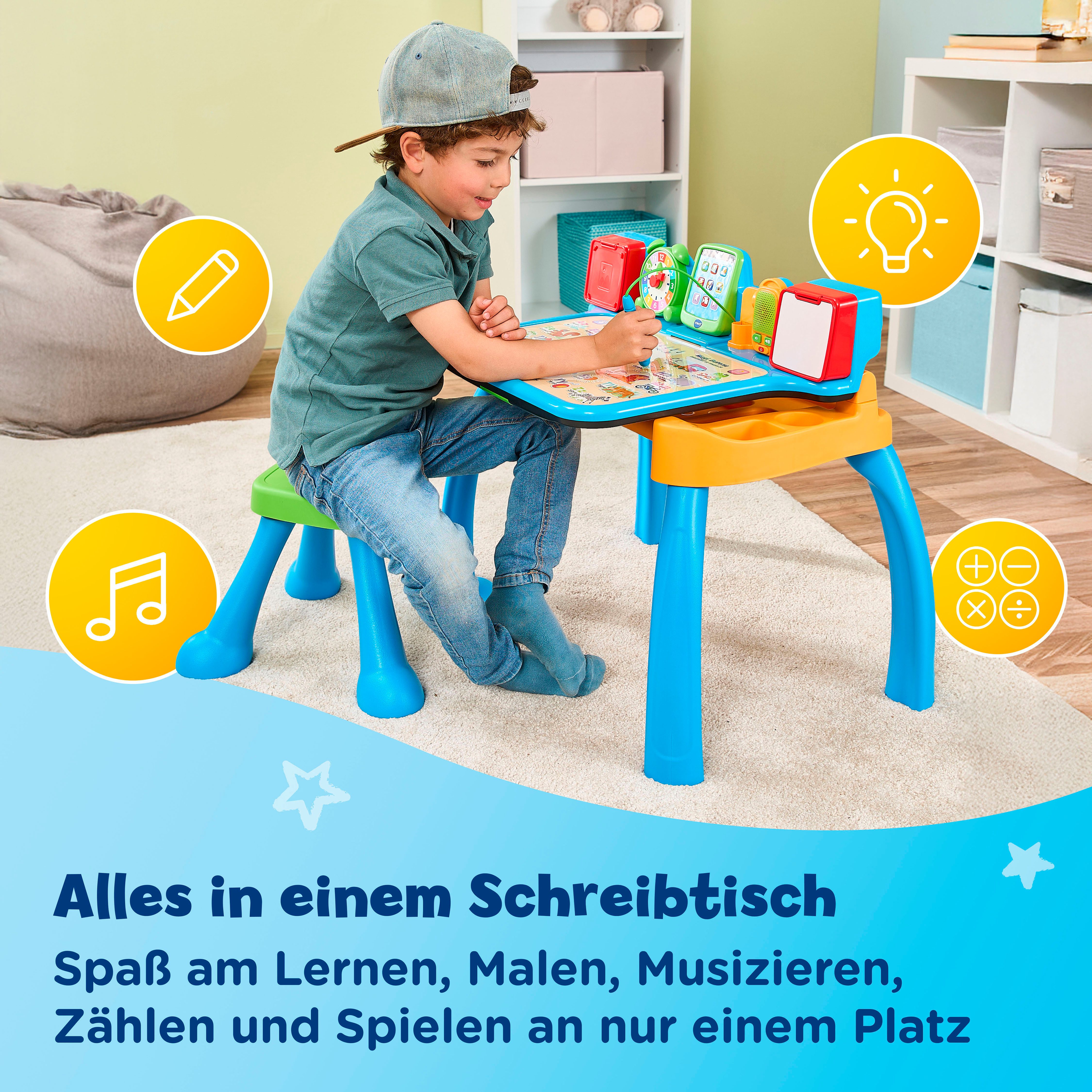 Vtech® Spieltisch 6-in-1 Magischer Schreibtisch, mit Licht und Sound