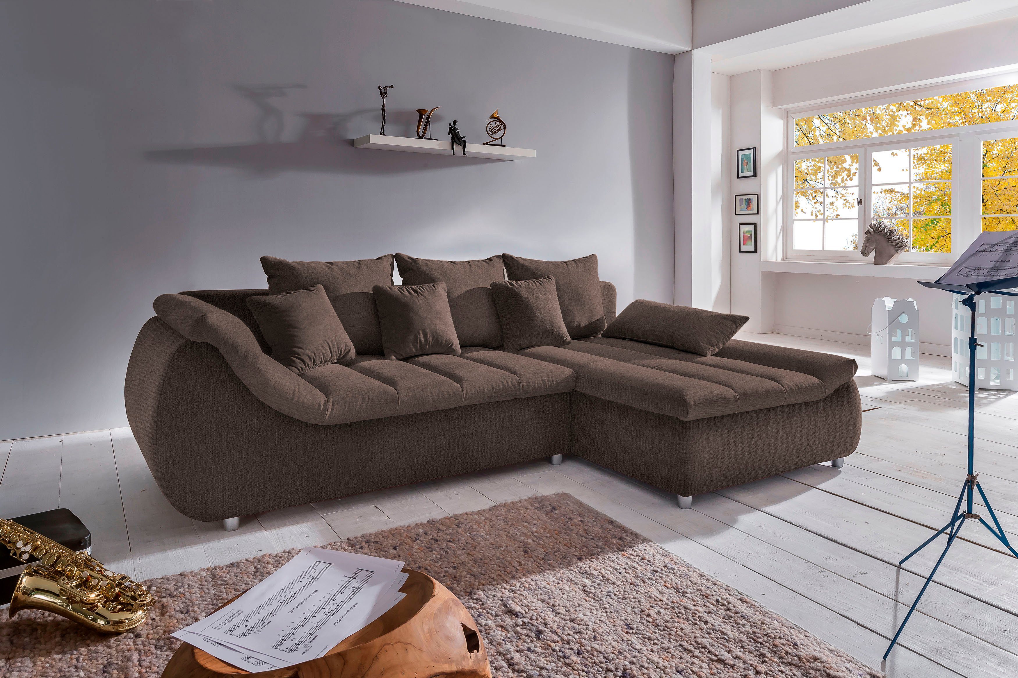 INOSIGN Ecksofa Imola elegant und bequem, günstig online kaufen