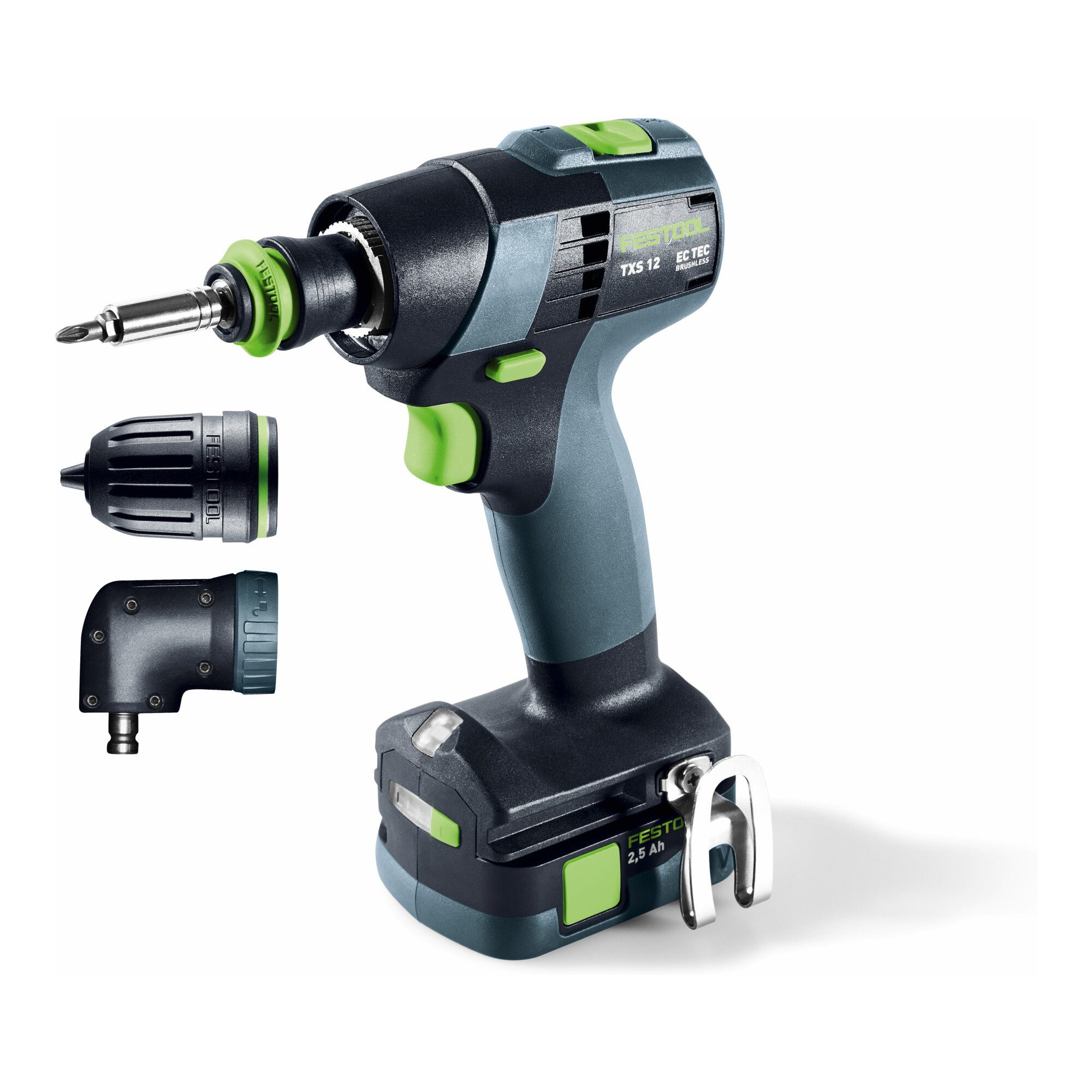 FESTOOL Bohrschrauber Festool Akku-Bohrschrauber TXS 12 2,5-Set