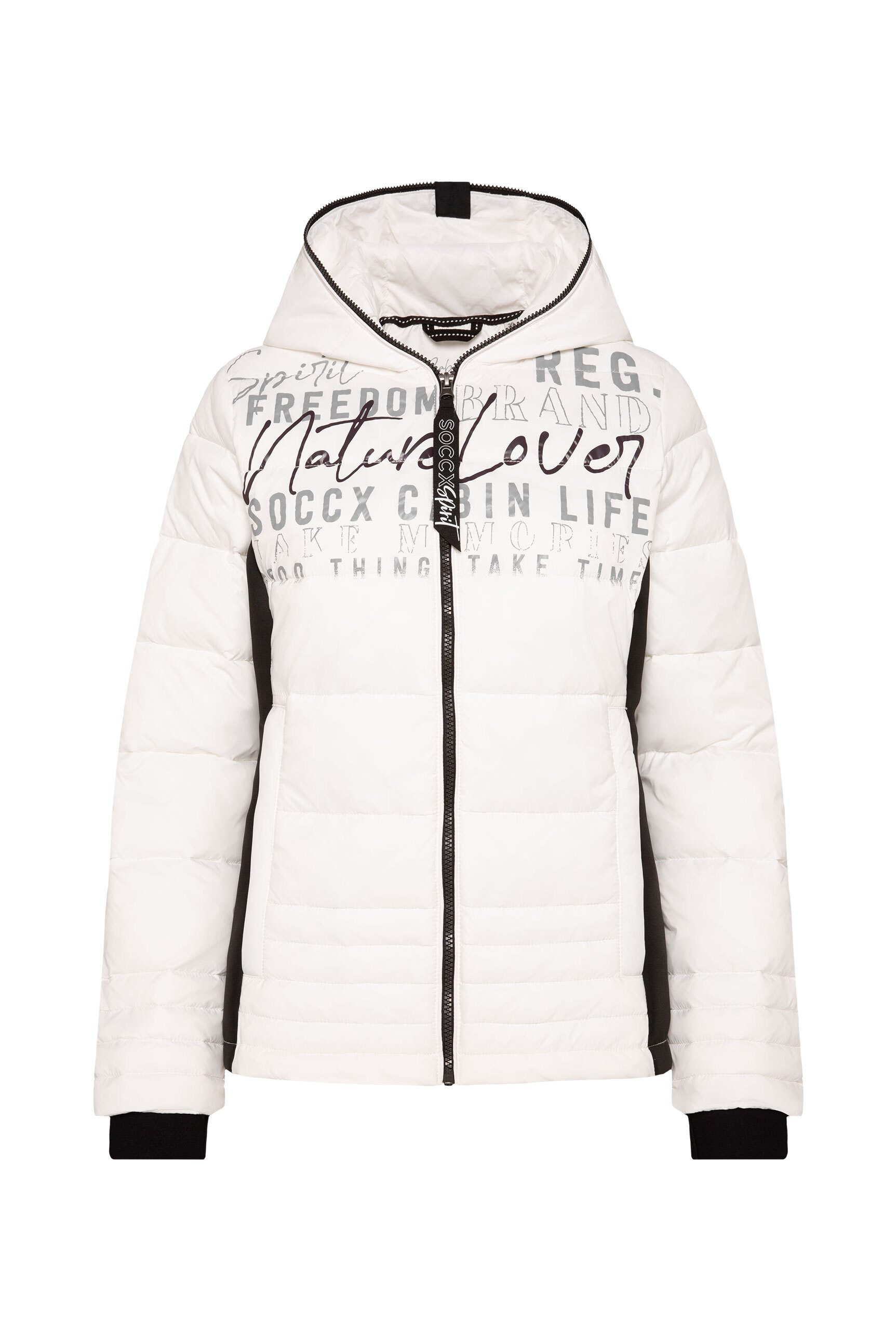 SOCCX Winterjacke mit Windbreaker-Bündchen günstig online kaufen