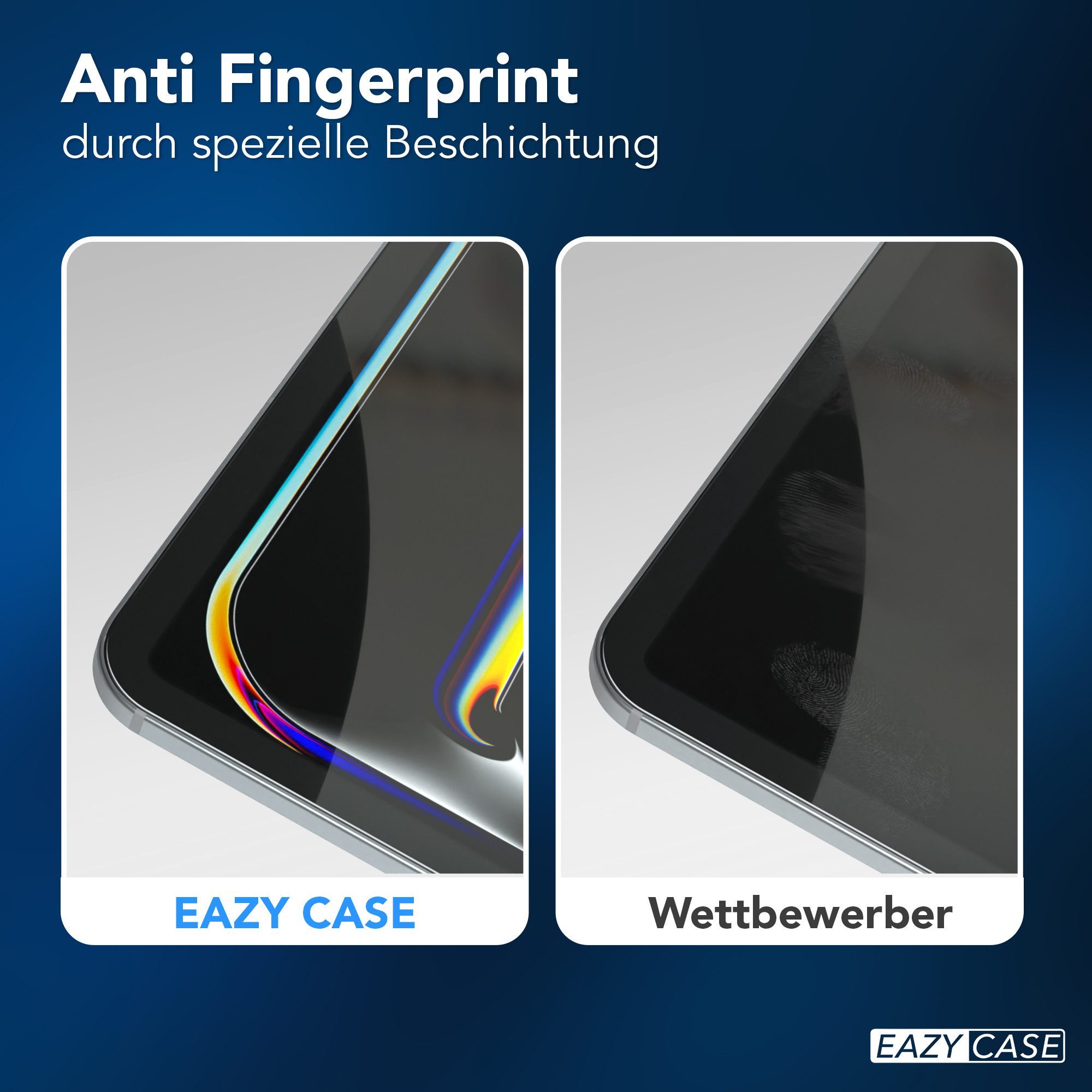 EAZY CASE Displayschutzglas Schutzglas für Apple iPad Pro 11 (2024), 11 Zoll Panzerglas Displayfolie Tabletschutz Glasfolie Kratzschutz – Bild 5 von 5