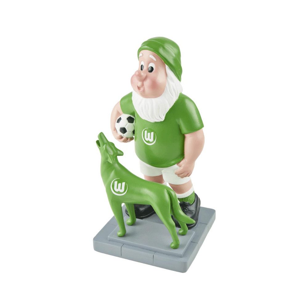 VfL Wolfsburg Dekofigur VfL Wolfsburg Gartenzwerg heulender Wolf
