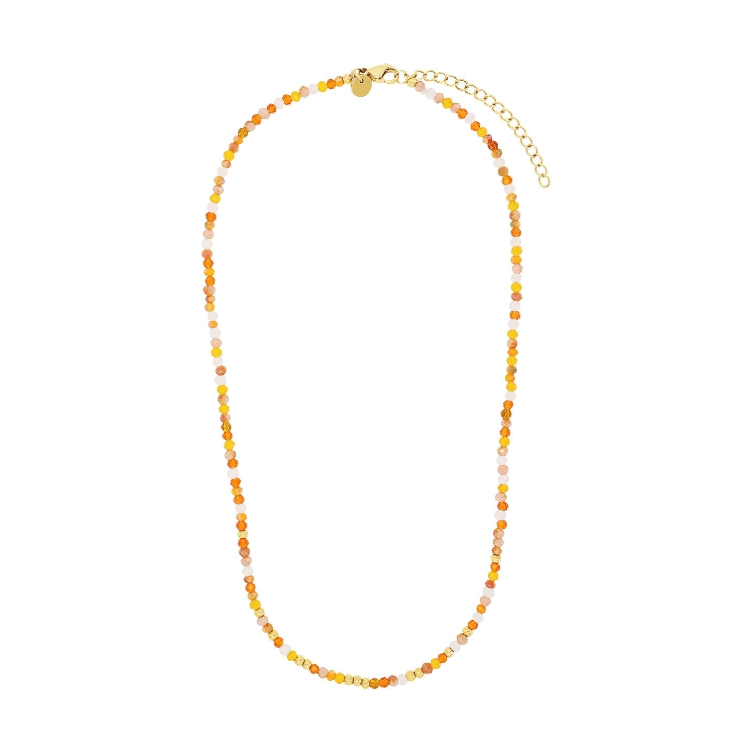 Noelani Edelstahlkette Noelani Halskette für Damen, Edelstahl, Glasperle (Halskette, 1-tlg., Halskette)