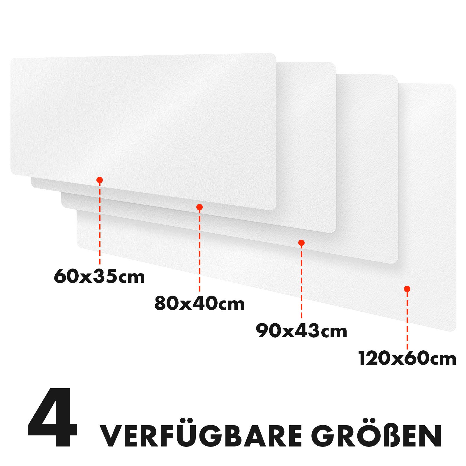 Kubus Platzset Schreibtischunterlage Avanti, Rutschfestes Lederimitat, Verfügbar in zahlreichen Größen und Farben – Bild 4 von 5