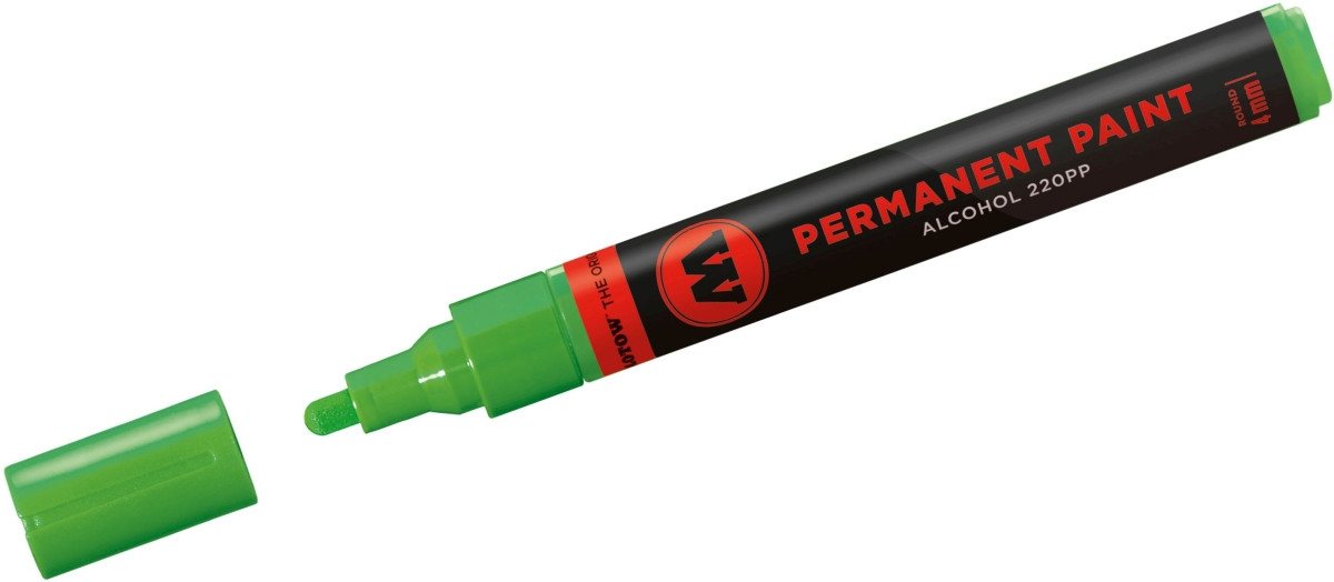 Thumbnail - MOLOTOW Permanentmarker Marker 220PP nachfüllbar 4mm cremegrün