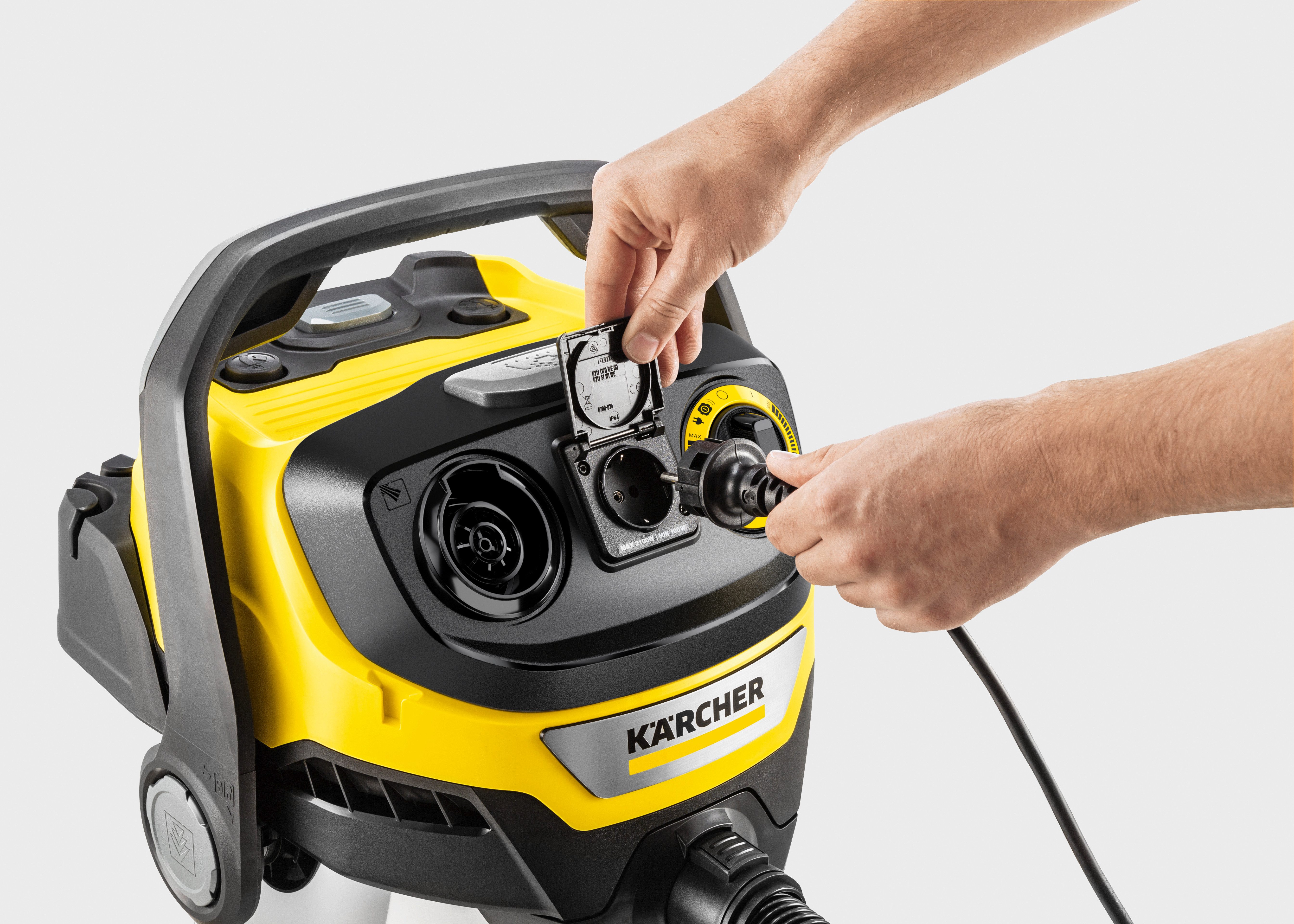 KÄRCHER Nass-Trocken-Sauger WD 6 Control P S 30/6/35/T *EU, 1300 W, beutellos, mit Beutel
