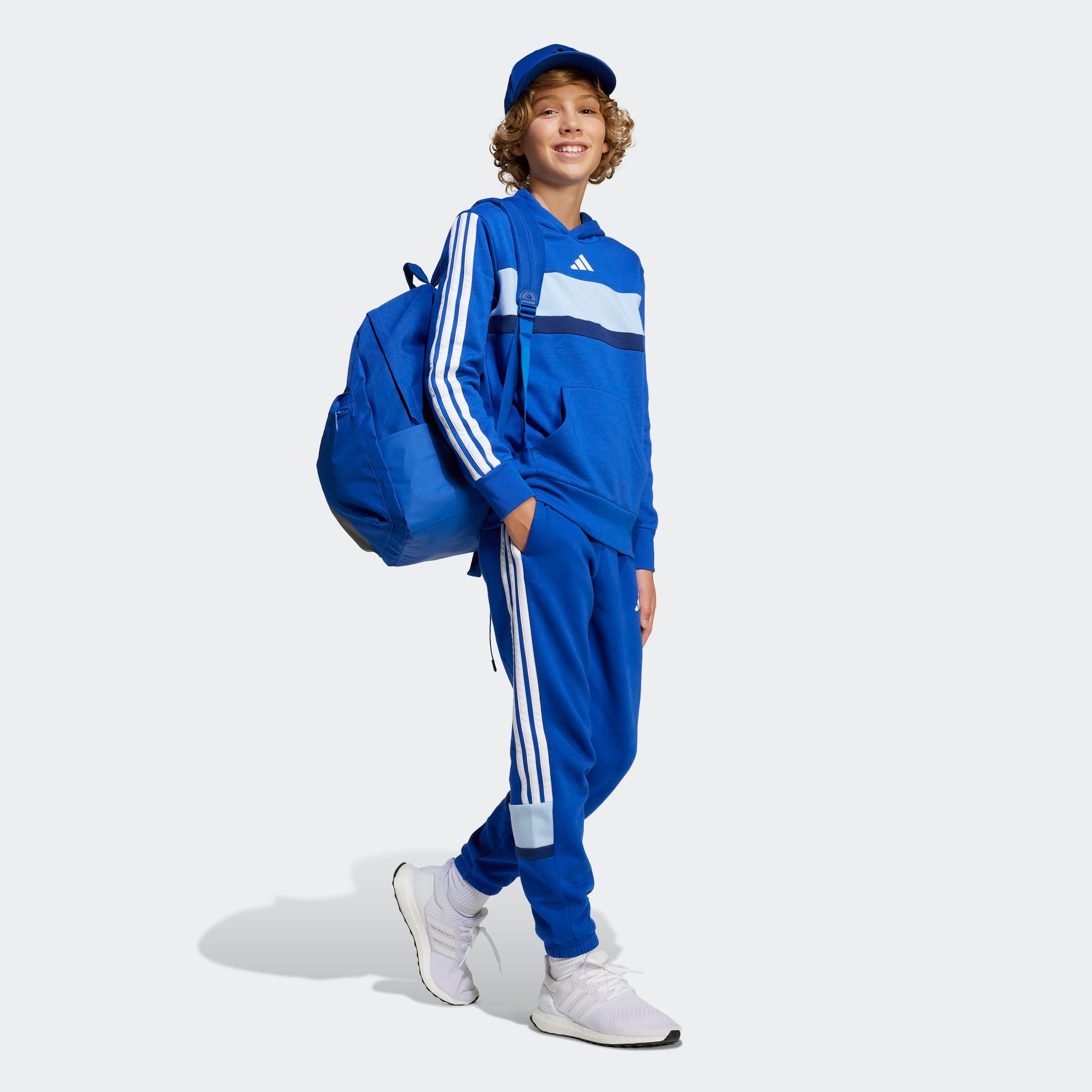 adidas Sportswear Kapuzensweatshirt J 3S TIB FL HD mit Rundhals, ohne Verschluss, in normaler Länge