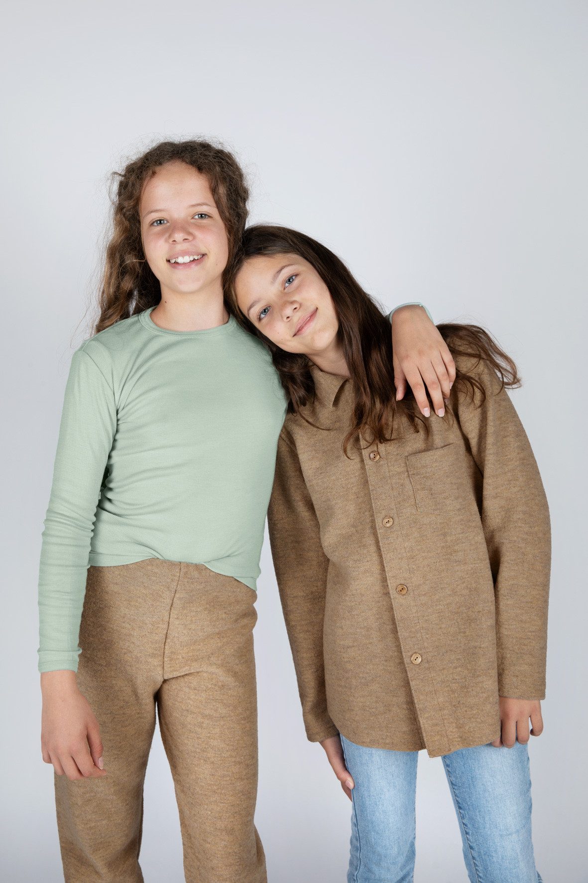 Engel Naturkleidung Langarmhemd Kinder-Hemd, Walk