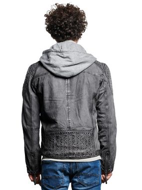 Engbers Lederjacke Lederjacke mit Sweat-Kapuze