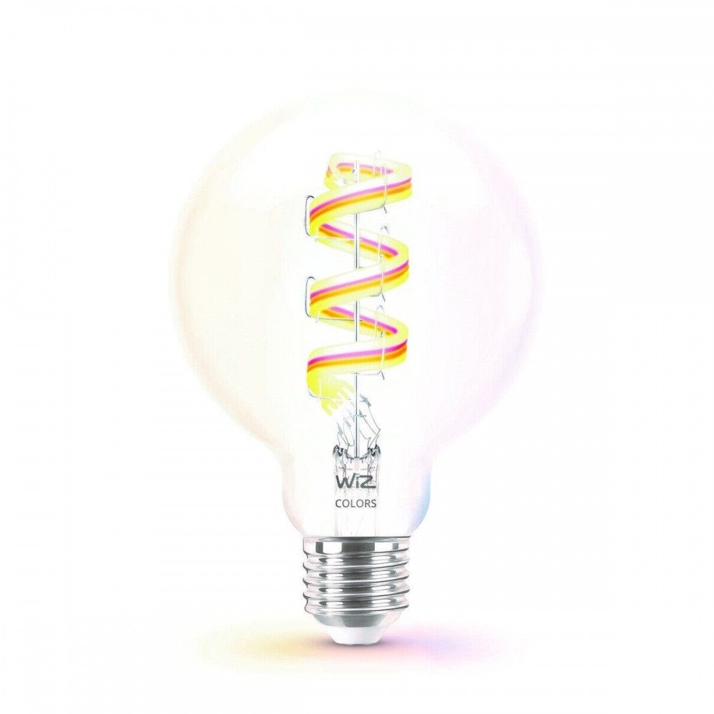 LED-Leuchtmittel WiZ Wi-Fi BLE G95 E27 822-65 RGB Lampe.