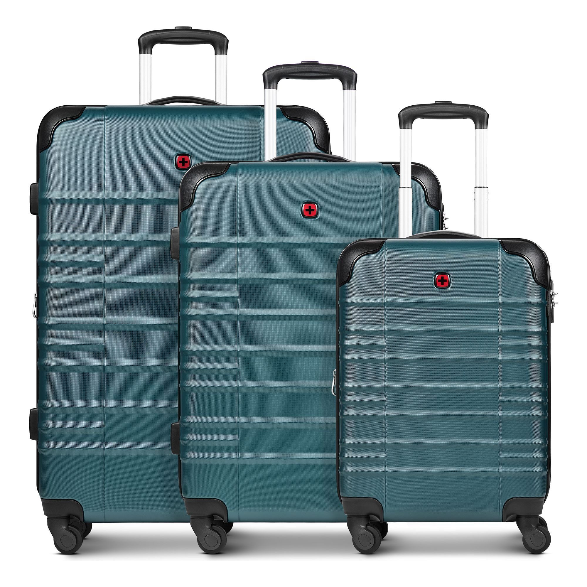 Wenger Trolleyset Amplar Evo, 4 Rollen, (3-teilig, 3 tlg), ABS