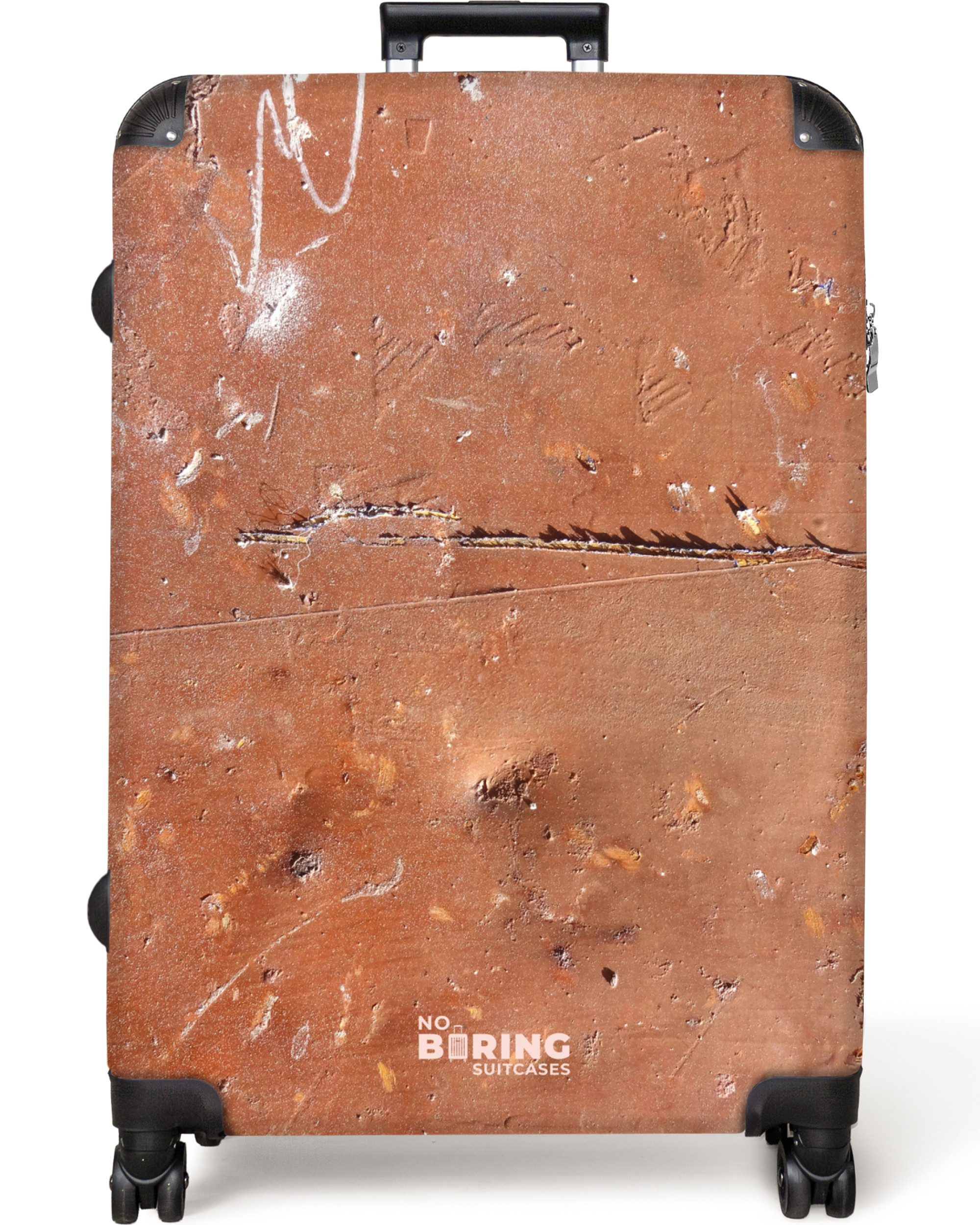 NoBoringSuitcases.com© Hartschalen-Trolley Beschädigtes Metall mit Kratzern günstig online kaufen