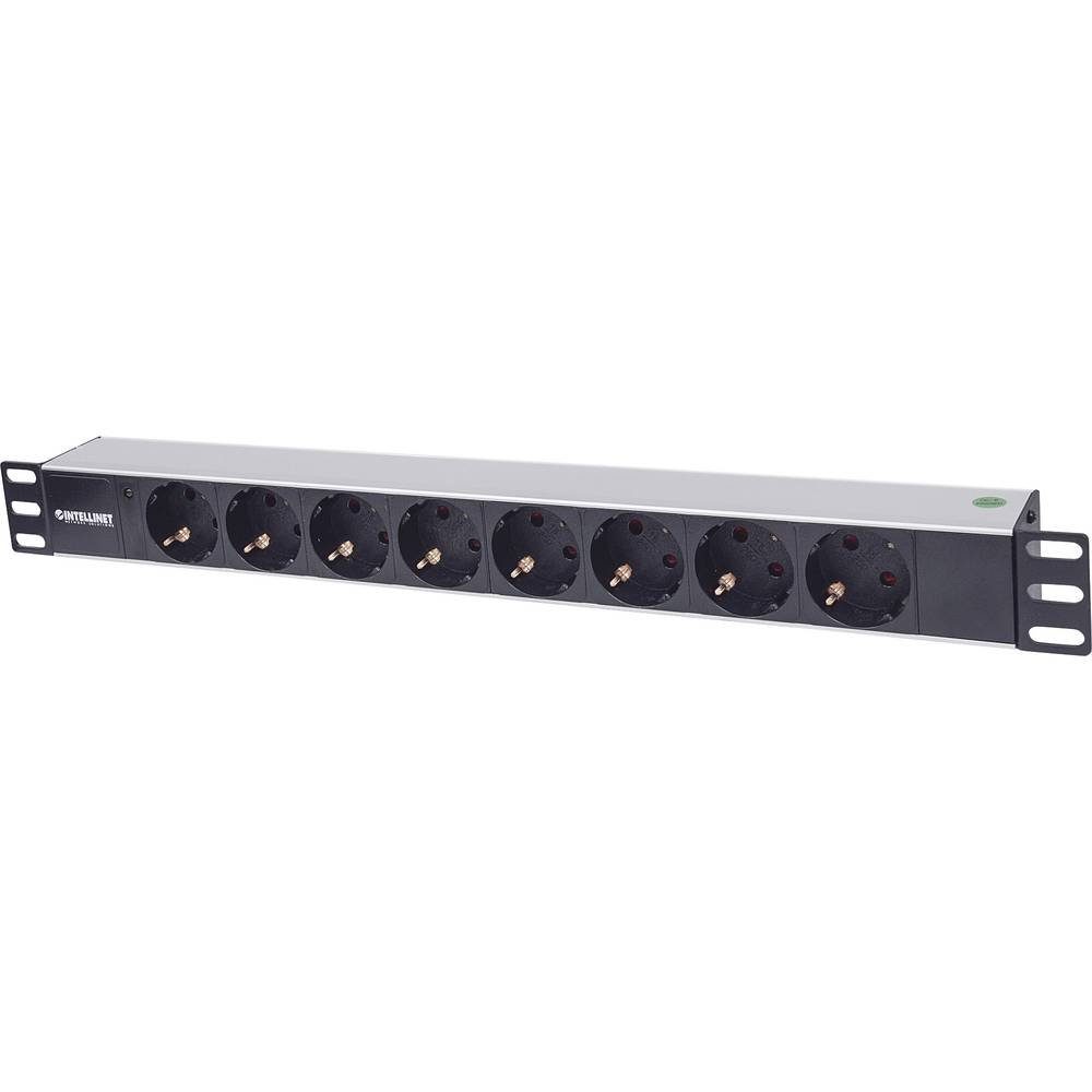 Netzwerkschrank 19″ 8-fach Steckdosenleiste, Schutzkontaktstecker