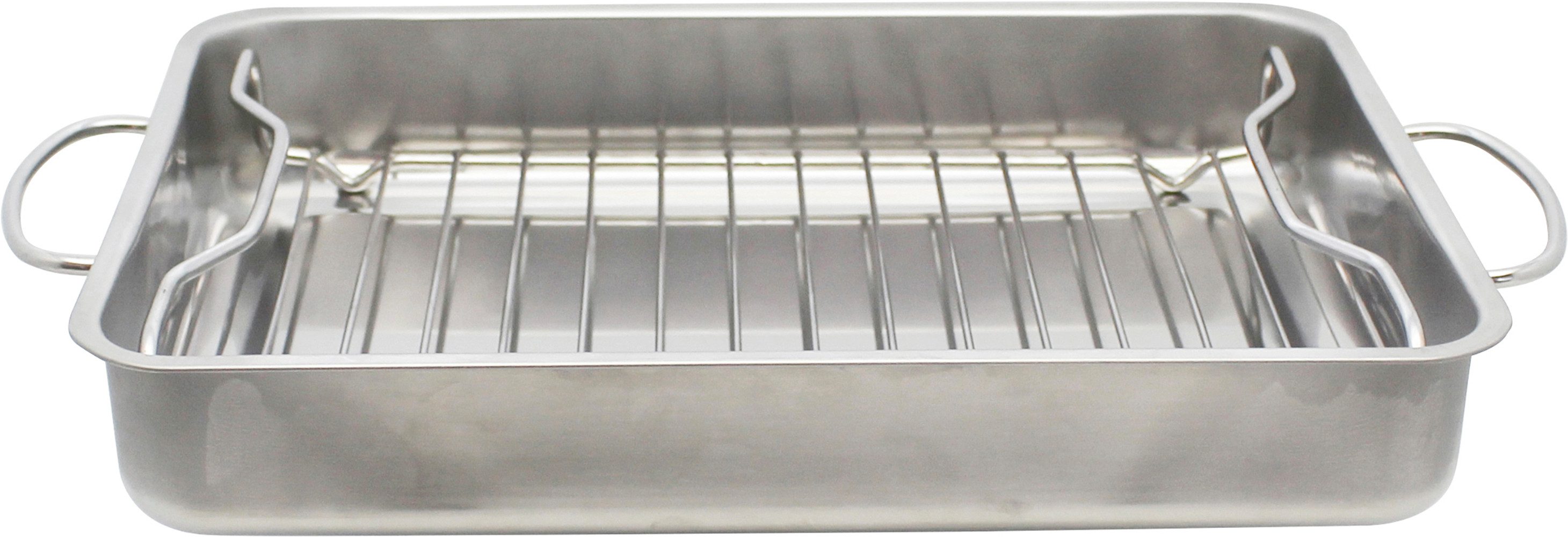 Elo Basic Auflaufform, Edelstahl, (2-St), mit Einsatz