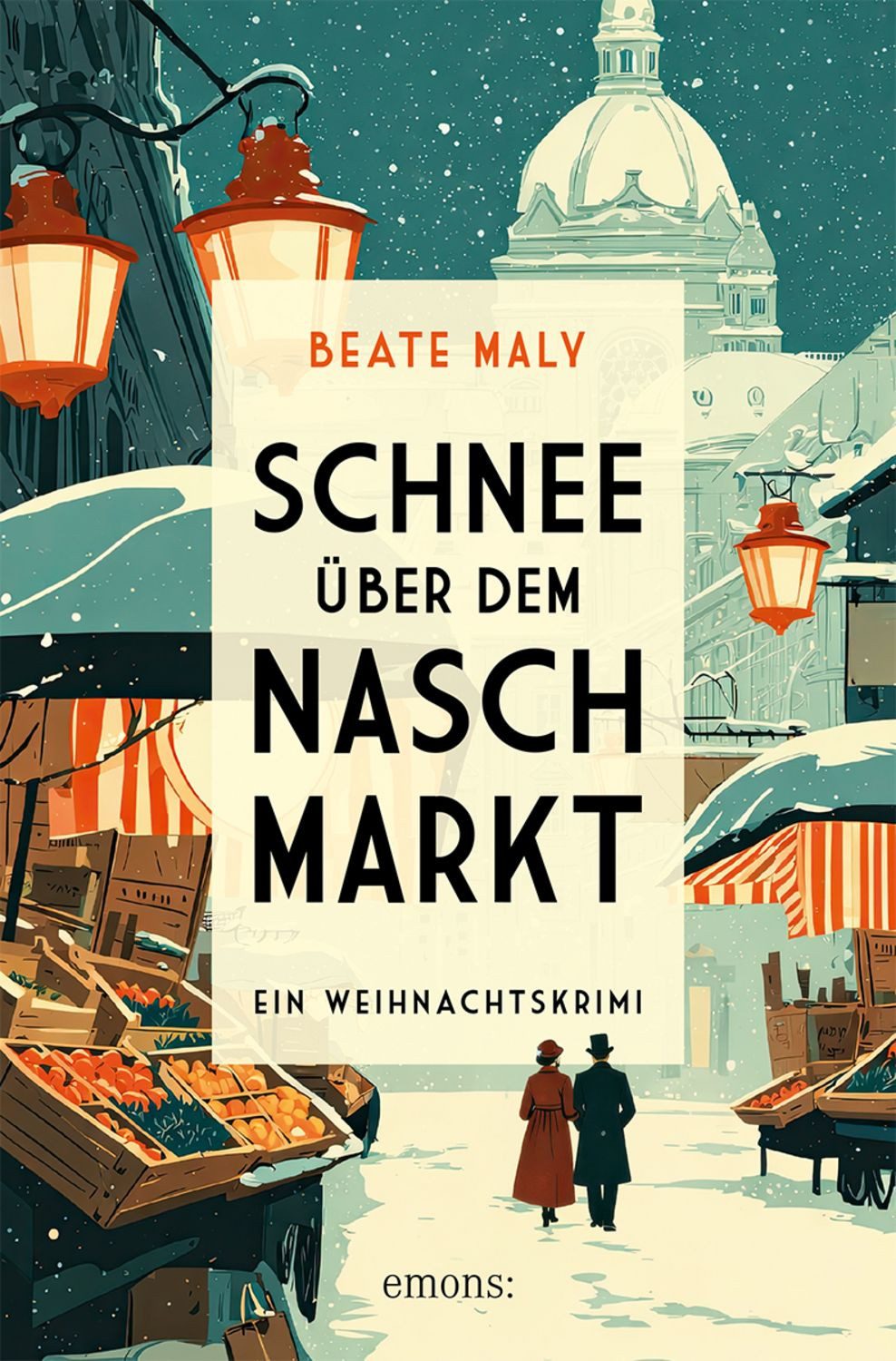 Schnee über dem Naschmarkt / Beate Maly