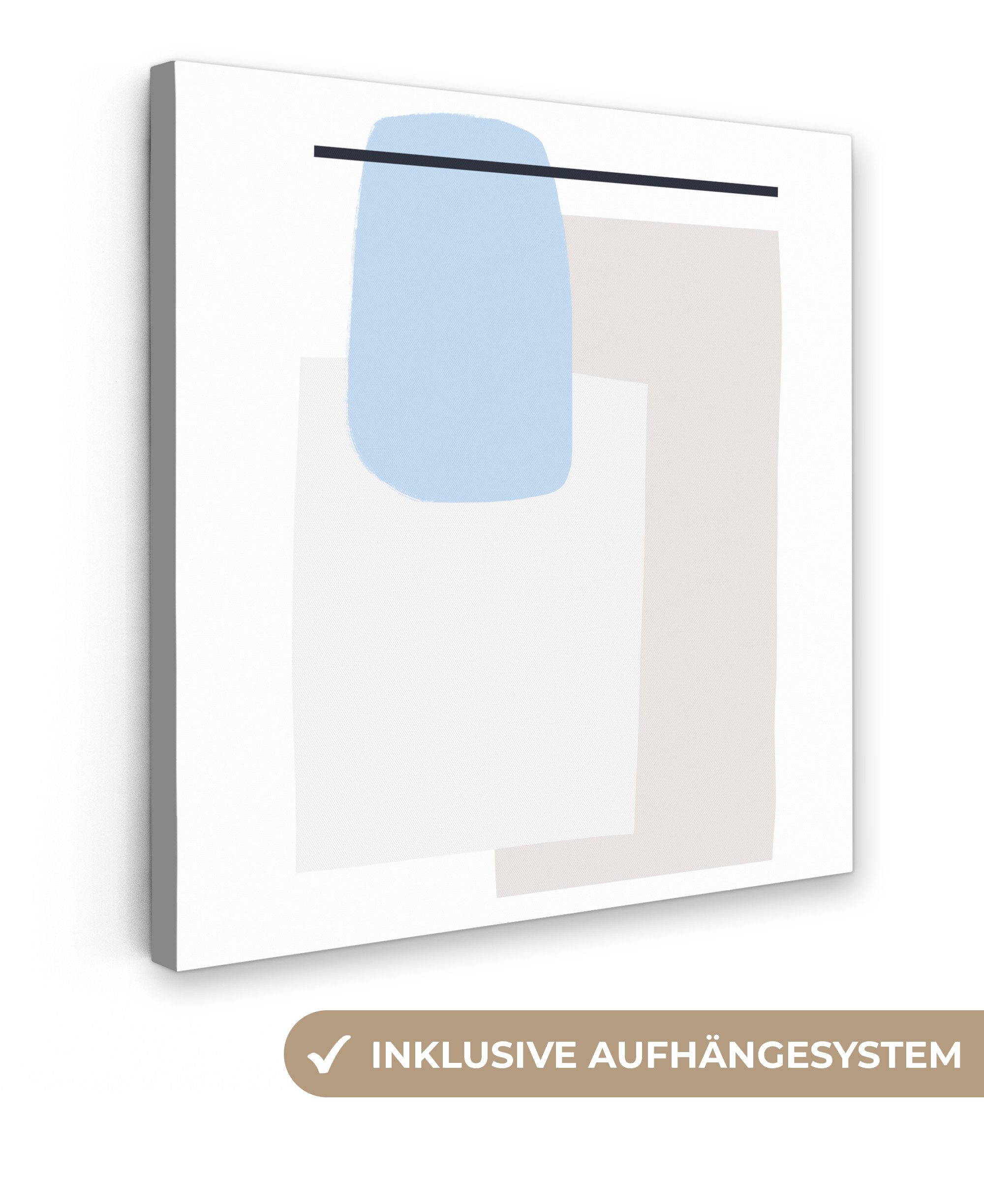 OneMillionCanvasses® Leinwandbild Abstrakt - Geometrische Formen günstig online kaufen