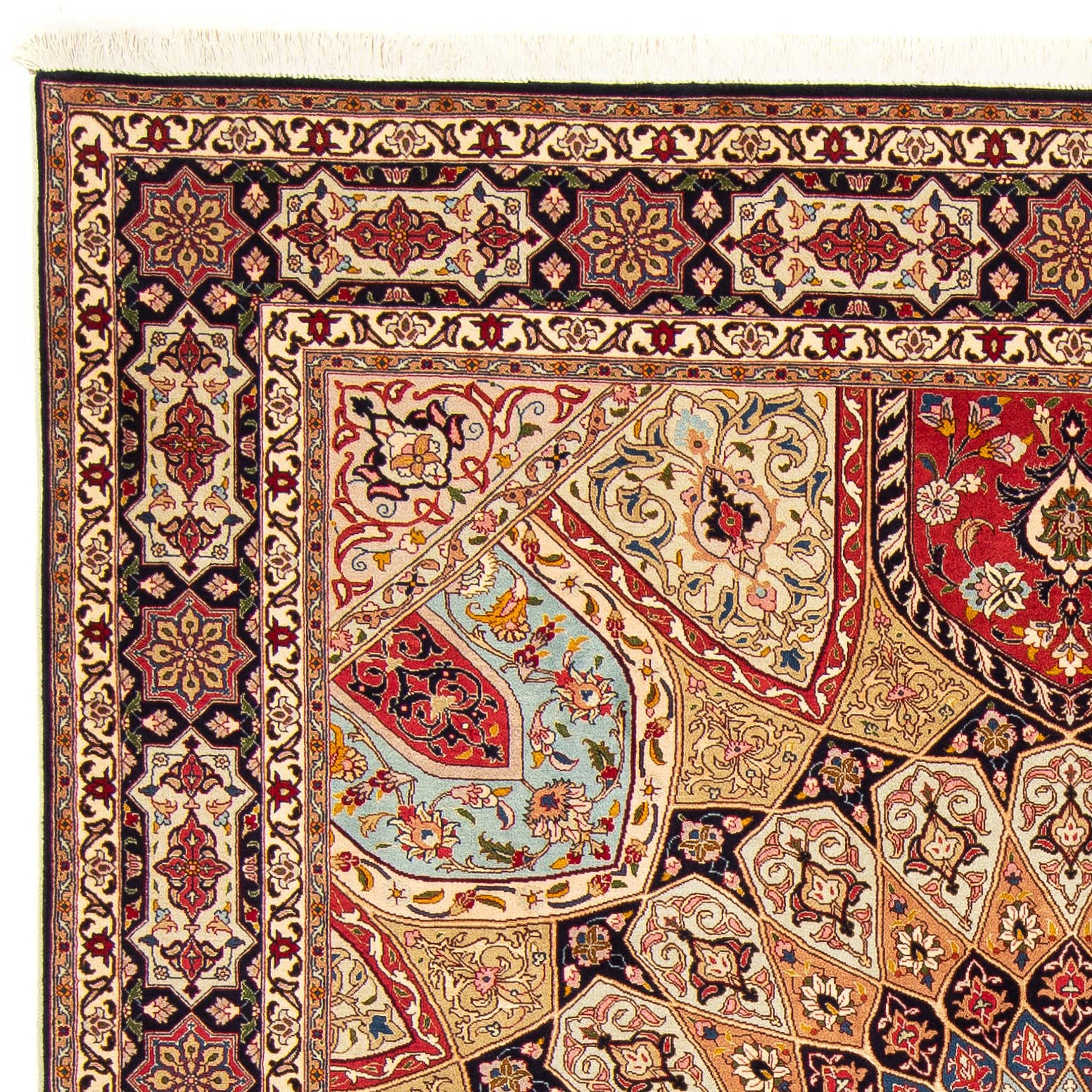 Orientteppich Perser - Handgeknüpft, - x morgenland, rechteckig, - Höhe: 7 mm, Zertifikat Royal mehrfarbig, cm 246 Wohnzimmer, - Einzelstück mit Täbriz 205