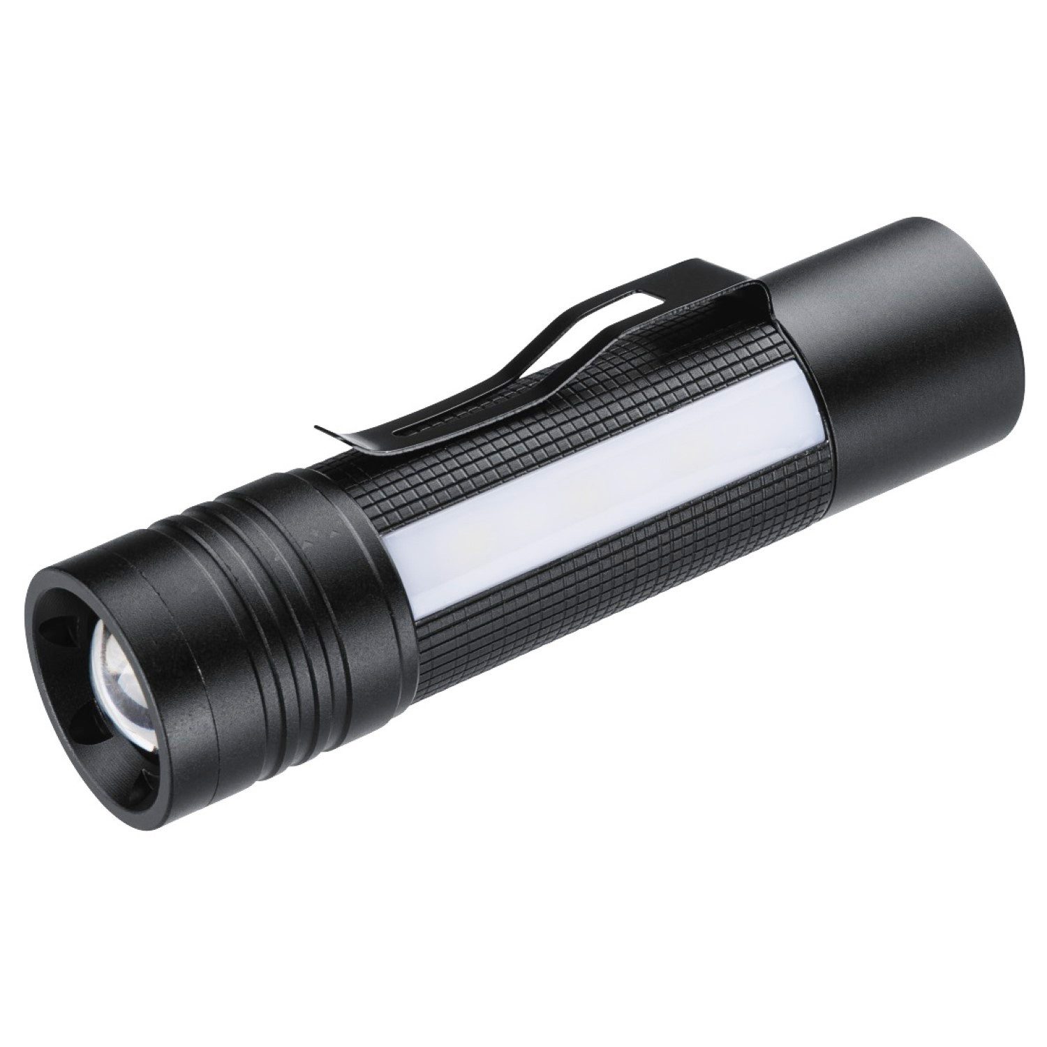 Hama LED Laterne LED Taschenlampe Multifunktion Aluminium, auch als Werkstattlampe, LED, weiß, Alu Gehäuse mit Magnet, Hell 180 Lumen, Fokussierbar, 100m Reichweite