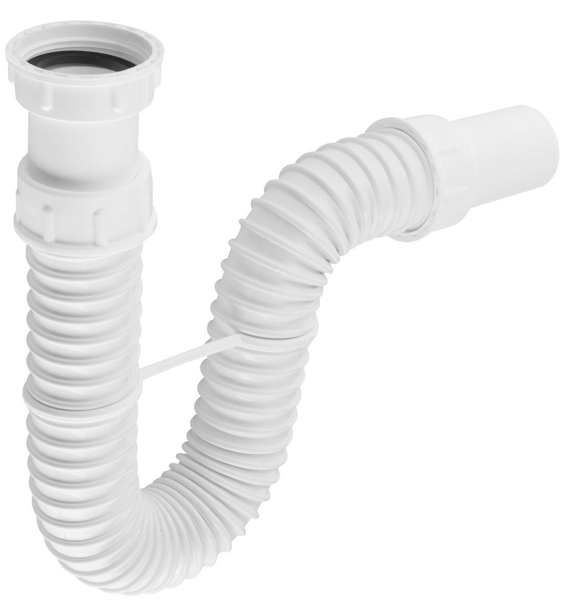 Bruckner Siphon FLEXY Spülensiphon 6/4", DN40, Weiß, Bruckner-155-183-0