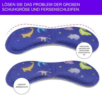 Daisred Fersenkissen 10 Paar Fersenpolster Für Kinder Schuheinlagen