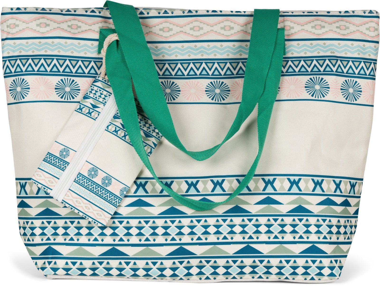 styleBREAKER Strandtasche Strandtasche Azteken Muster - Boho (1-tlg)