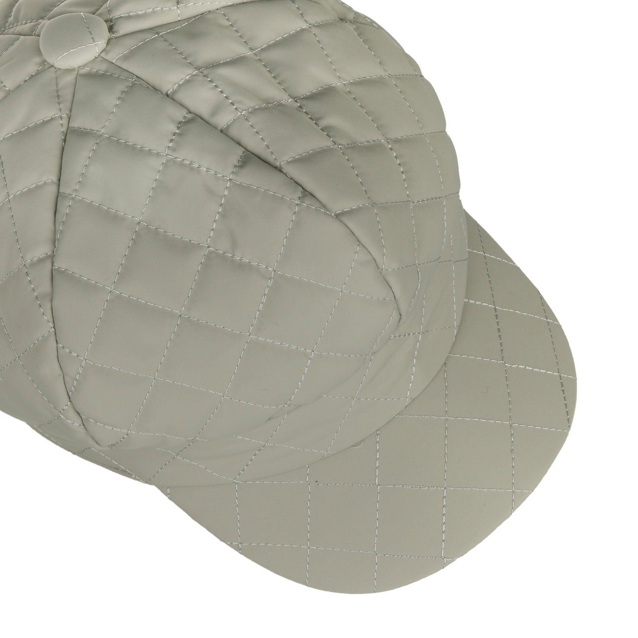 Lipodo Ballonmütze (1-St) beige mit Schirm Damencap