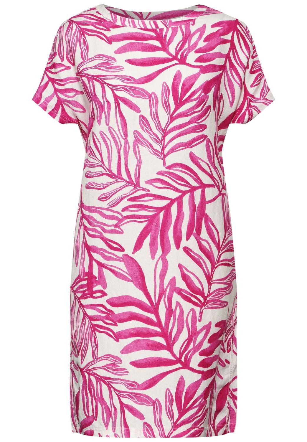 Cecil Sommerkleid LINEN_LI/CV Print Dress, bloomy pink
