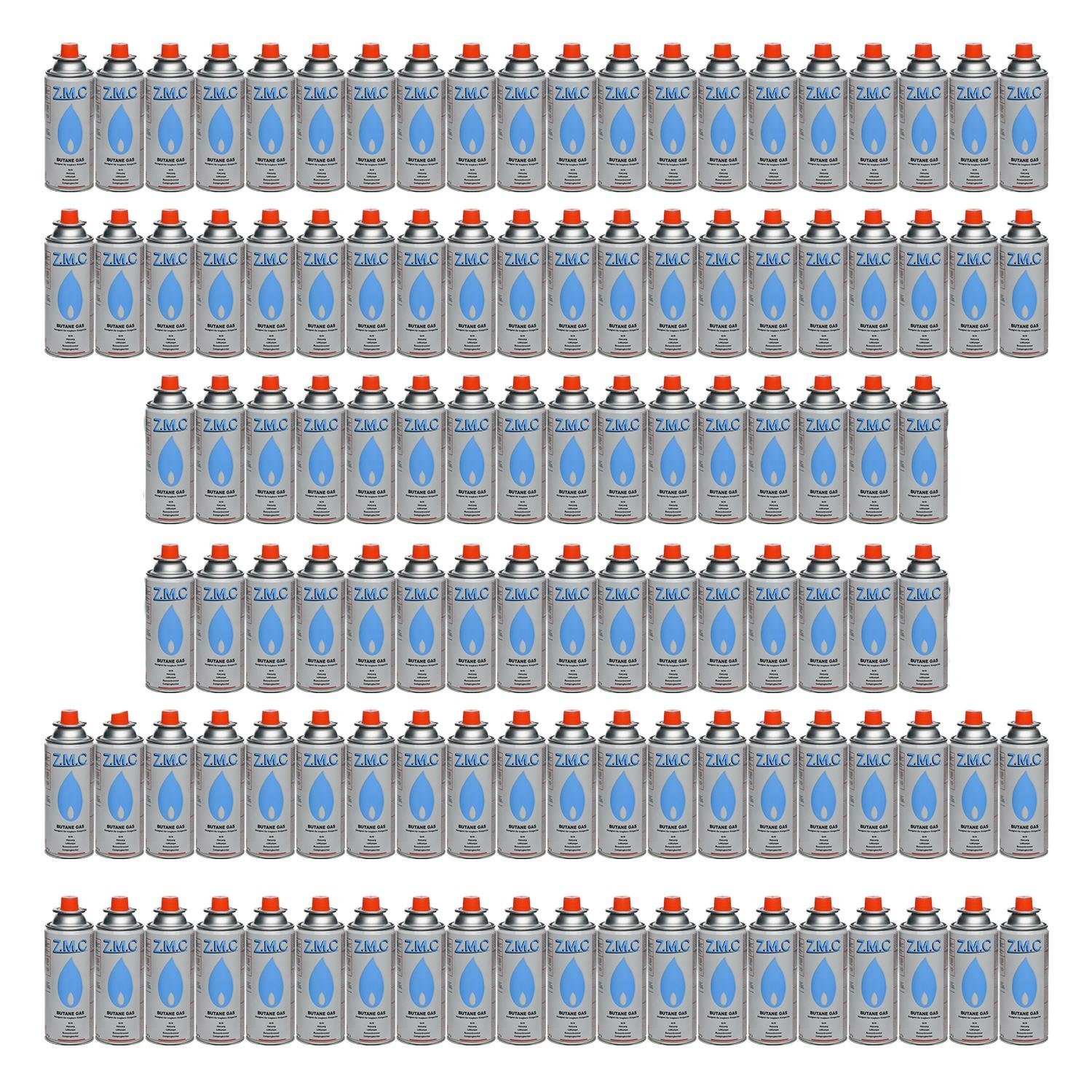 ZMC Gaskartusche 112x Butan Gas Kartusche 227g Butangas Bajonett-Anschluss, Zubehör für Gaskocher Gaskartusche Campingkocher Brenner, MSF-1a Gaskartuschen Campinggas Bunsenbrenner Campingkocher