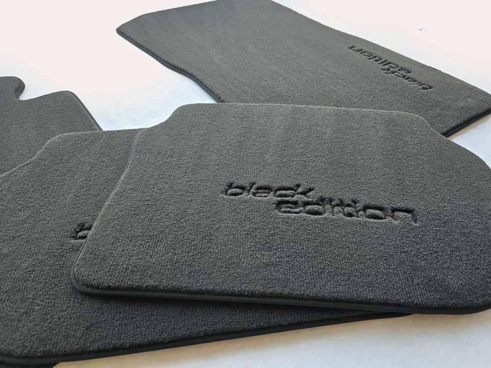 Profi Mats Passform-Fußmatten Velours passend für BMW 3 E93 Cabrio 2007-2012 Black Edition, Velours Fussmatten für BMW 3 E93 Cabrio 2007-2012 Black Edition