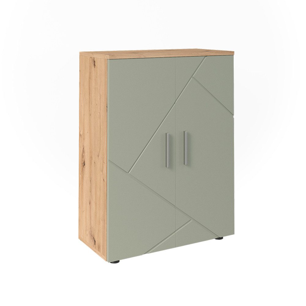 Vicco Midischrank Irma, Salbeigrün, 60 x 81 cm (1-St)