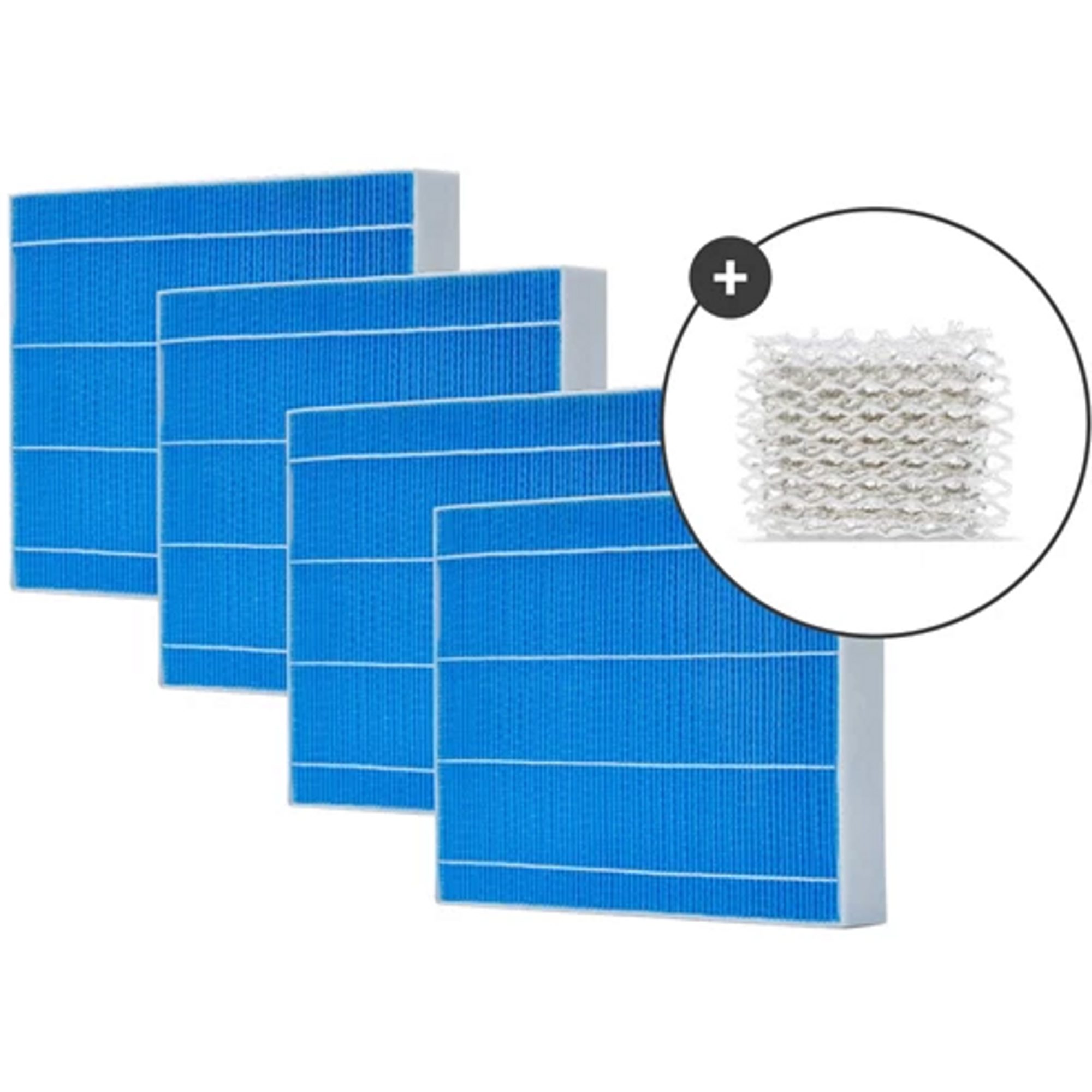 Meaco Luftbefeuchter Meaco Verdunstungsfilter für Armin 300, 4er-Pack + Silvertex, Filter