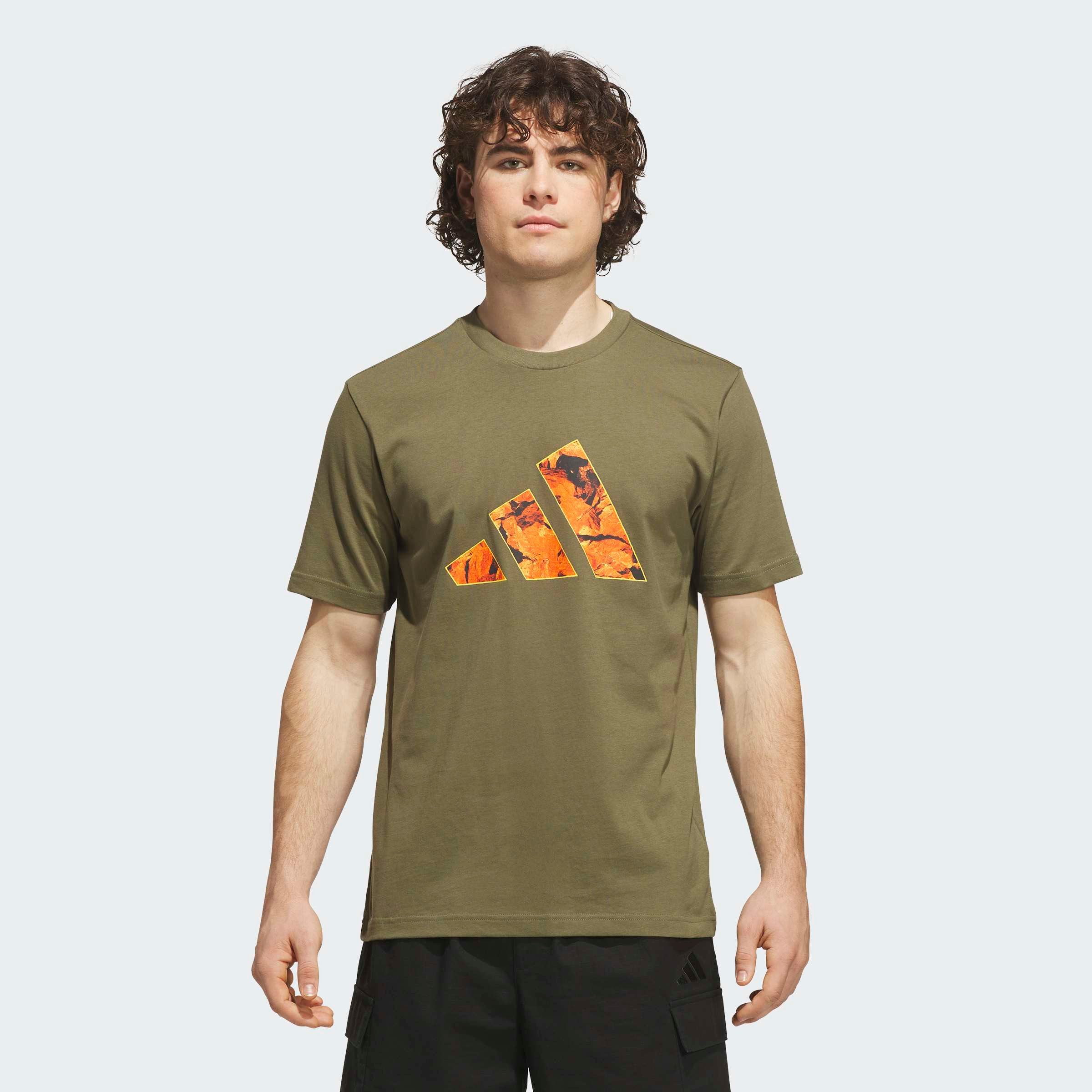 adidas Sportswear T-Shirt M PHOTRK 3B T mit Rundhalsausschnitt, aus Baumwolle