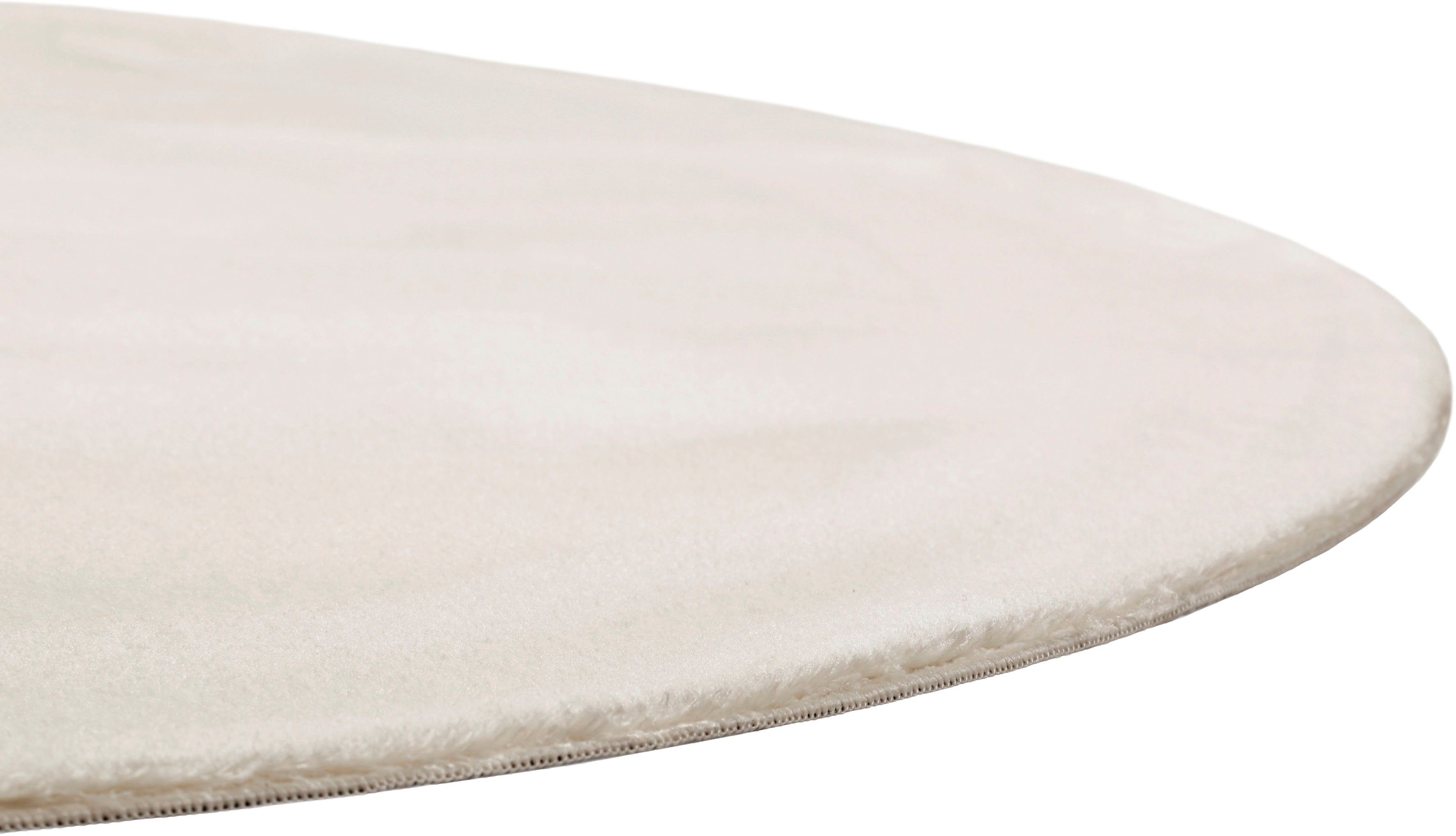 Homie Living Teppich Lago, rund, Höhe: 19 mm, Kurzflor, Uni Farben, ideal i günstig online kaufen