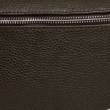 Caspar Gürteltasche TL798 Damen Leder Cross Body Gürteltasche mit verstellbarem Gurt - Übergröße