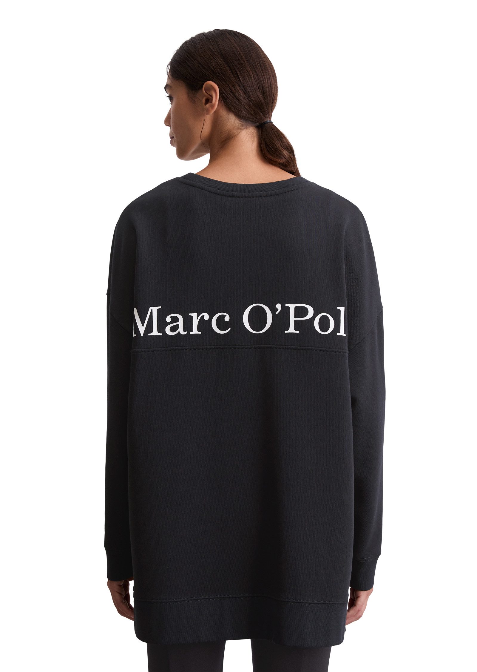 Marc O'Polo Sweatshirt loose fit aus Organic Cotton, Schlitze an den Seiten günstig online kaufen