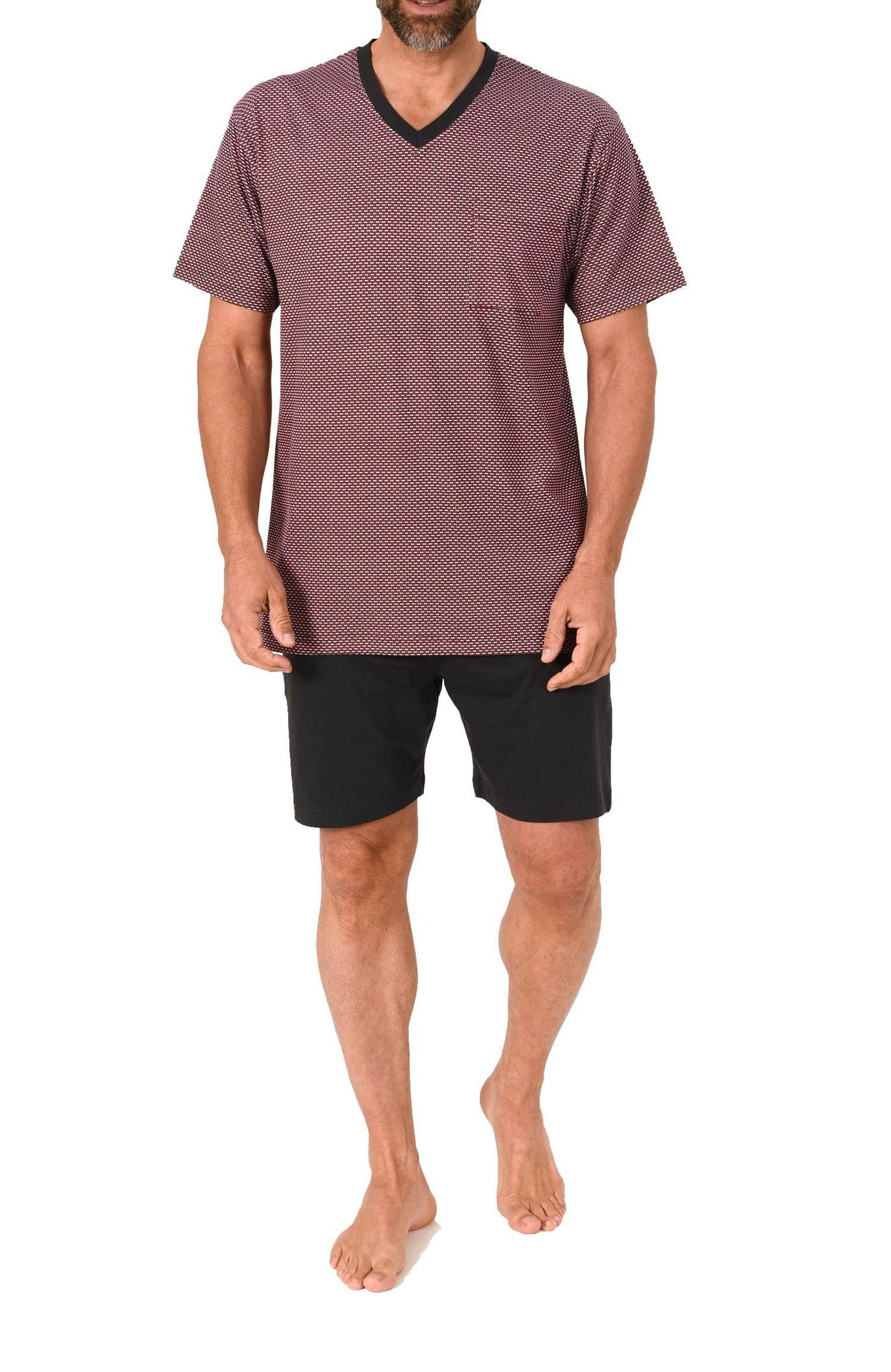 Normann Pyjama Normann Herren Schlafanzug kurzarm Shorty - auch in Übergrößen