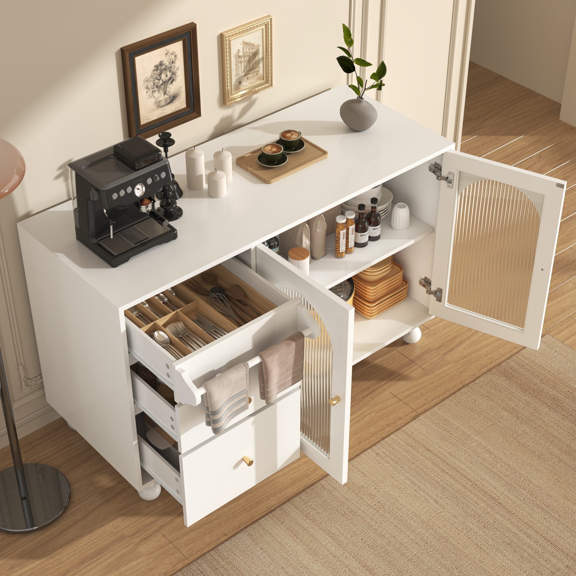 MODFU Sideboard Aufbewahrungsschrank mit ausreichend Stauraum günstig online kaufen
