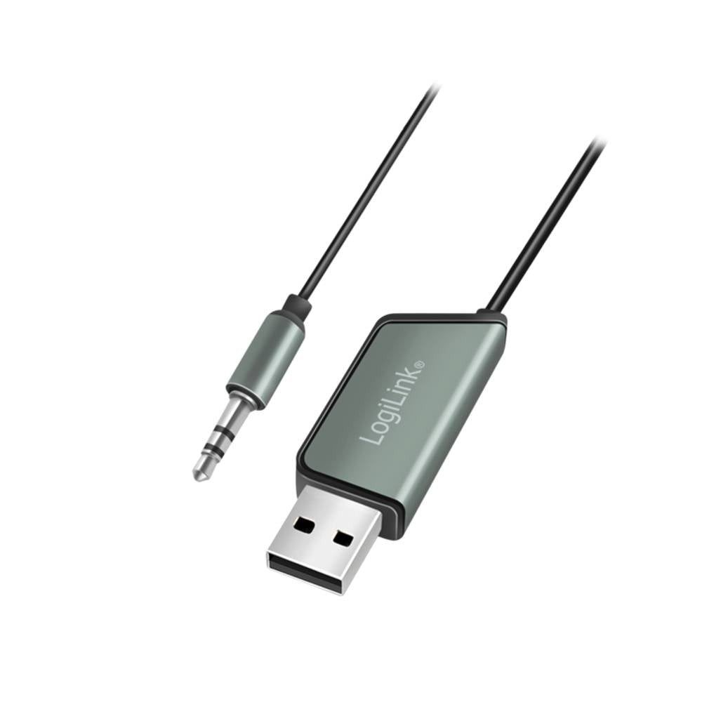 LogiLink Bluetooth 5.3 Audio-Empfänger für Fahrzeuge, 1x USB-A, 1x BT0065 Bluetooth-Adapter
