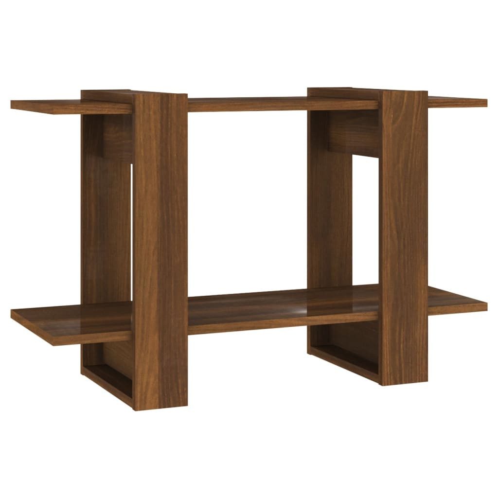 vidaXL Bücherregal Bücherregal/Raumteiler Braun Eichen-Optik 80x30x51 günstig online kaufen
