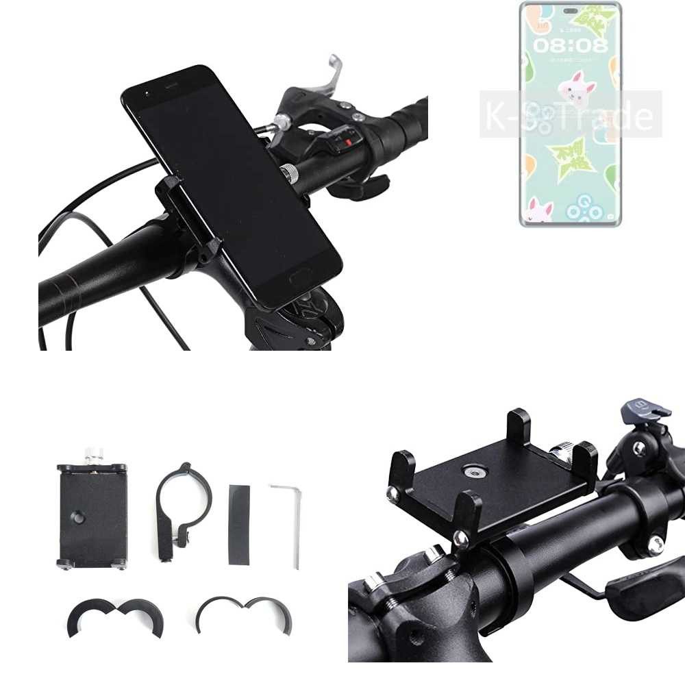 K-S-Trade Smartphone-Halterung für Huawei Enjoy 70X Vitality Edition, (Handyhalterung das Fahrrad Halter Lenkstange Fahrradhalterung)