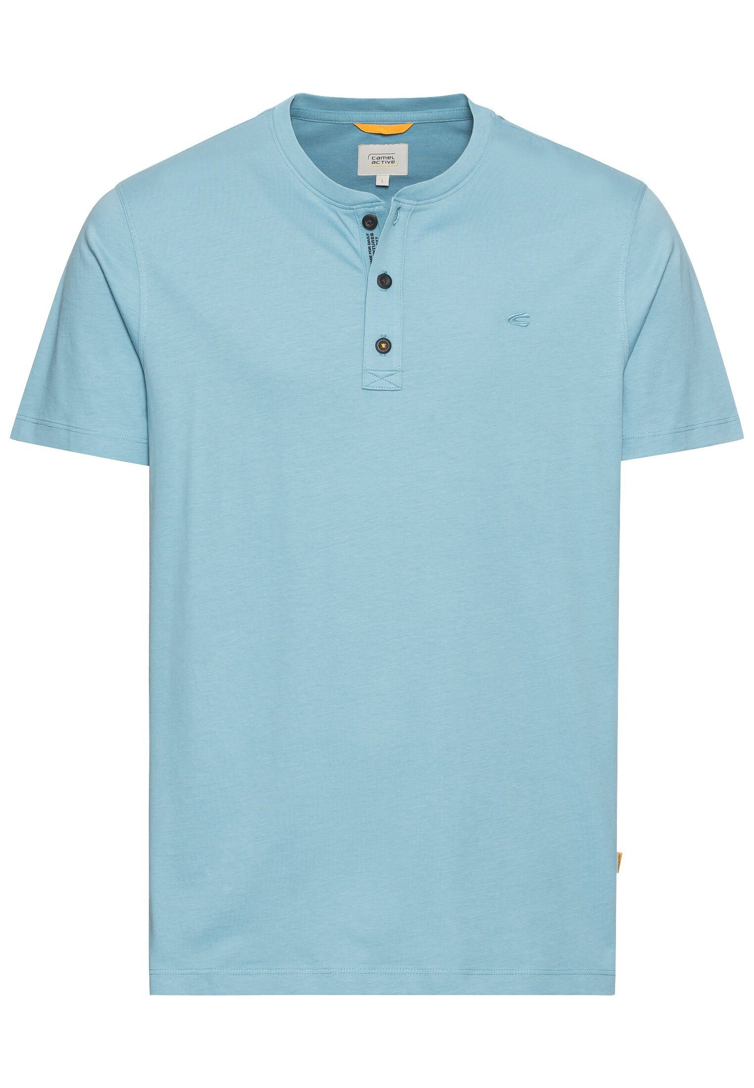camel active Henleyshirt Kurzarm Henley aus günstig online kaufen